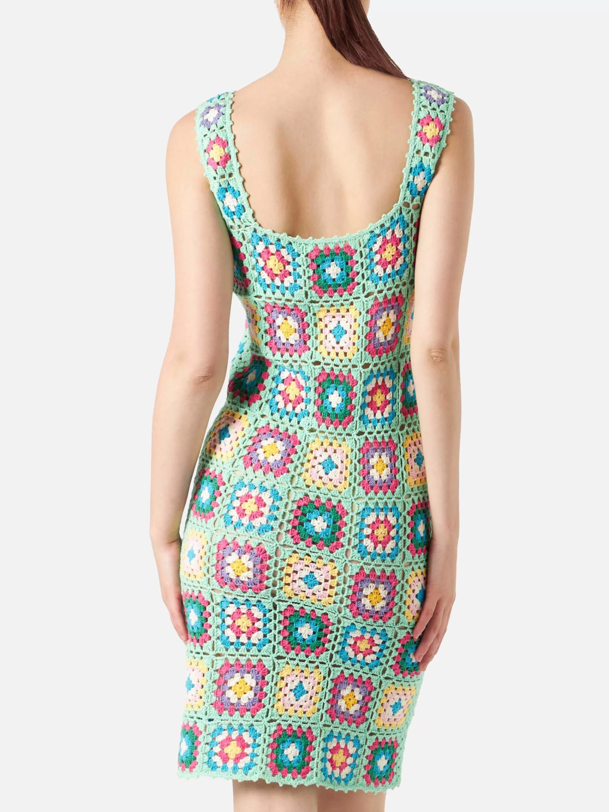 MC2 Saint Barth Multicolor crochet dress Sale