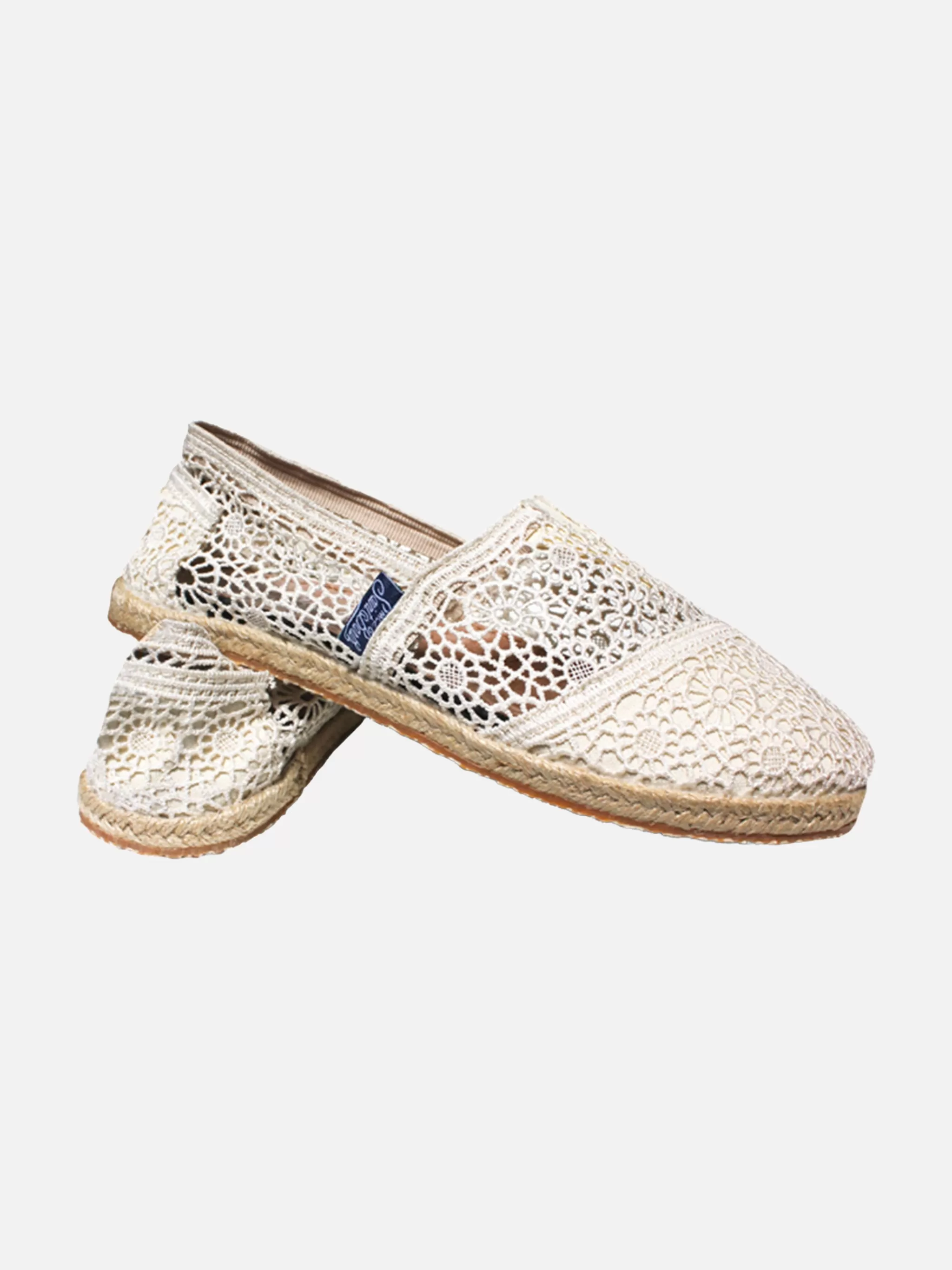 MC2 Saint Barth Off white macramè espadrillas New