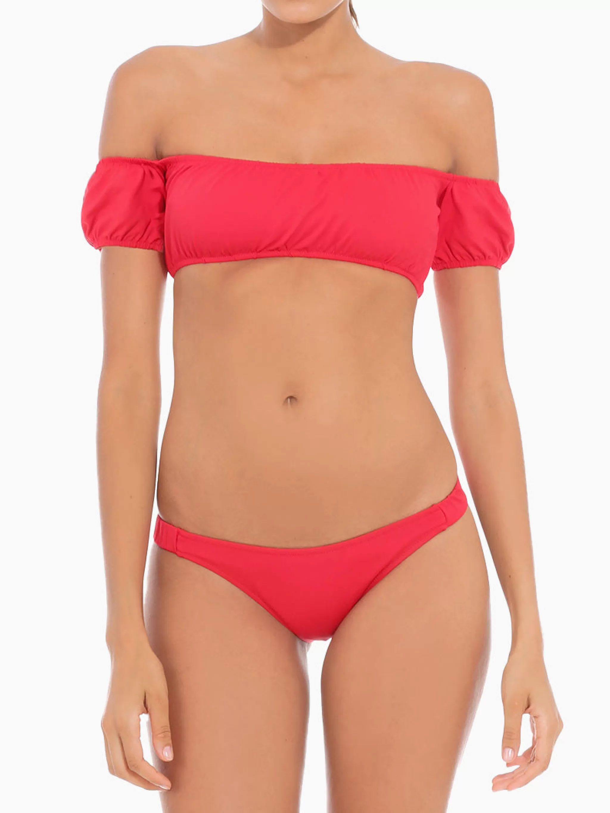 MC2 Saint Barth Off-Shoulder Red Bikini New