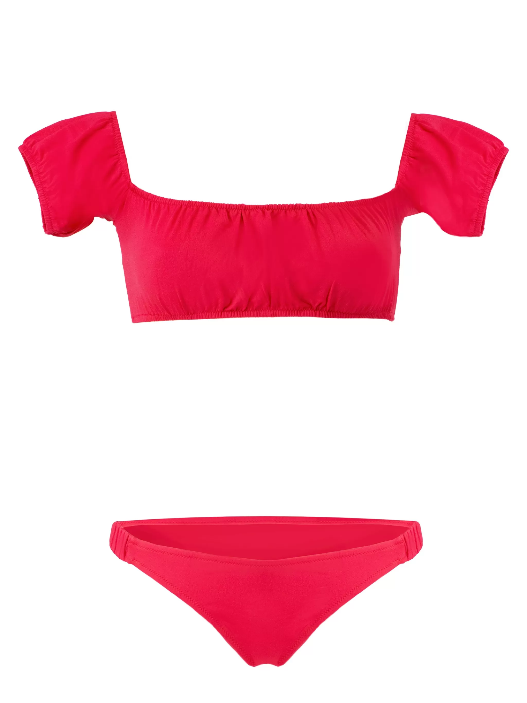 MC2 Saint Barth Off-Shoulder Red Bikini New