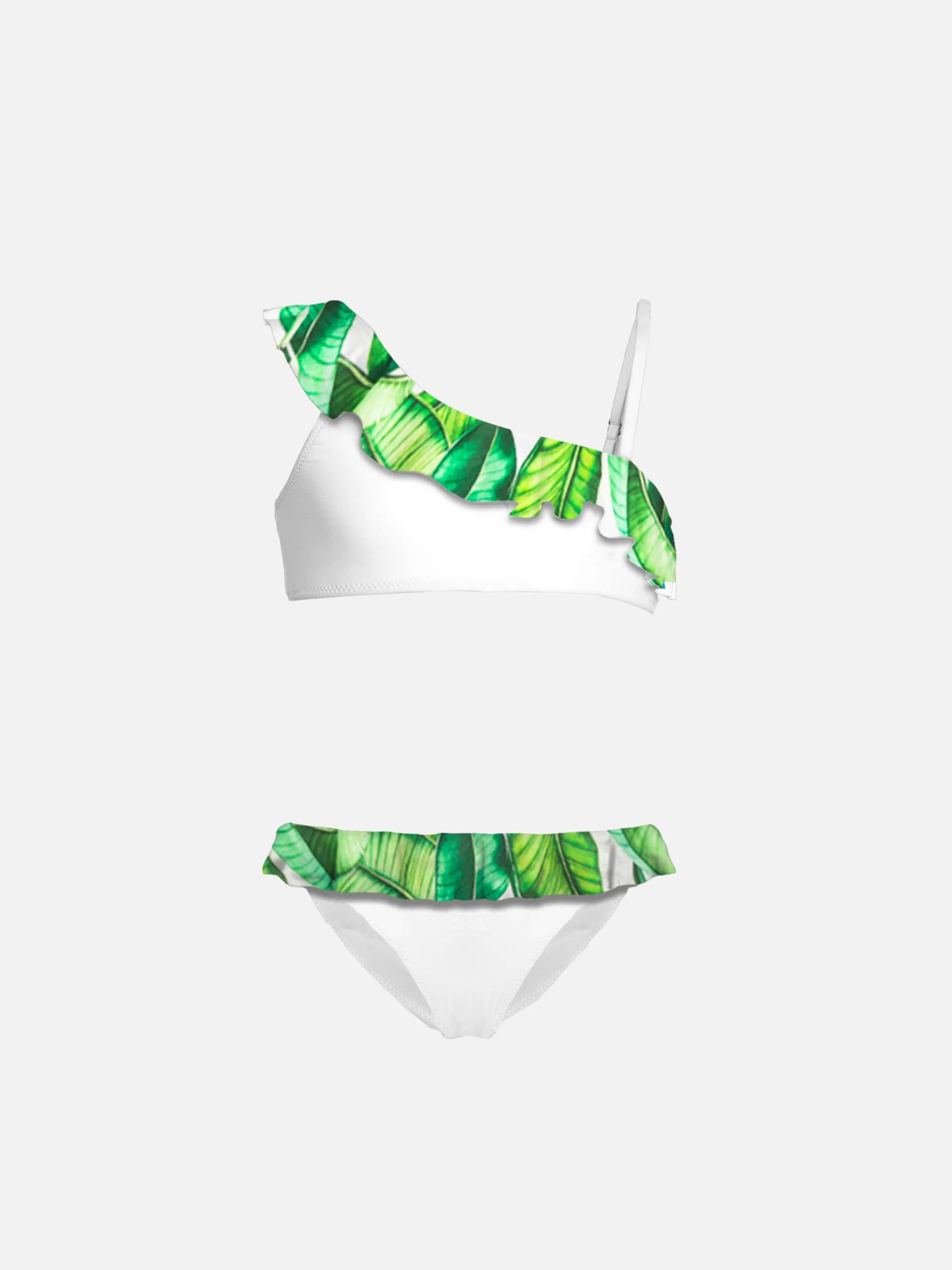 MC2 Saint Barth One shoulder ruffle girl bikini Online