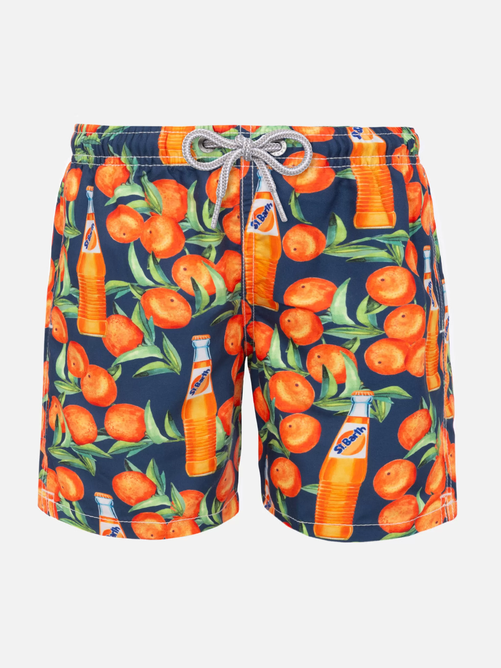 MC2 Saint Barth Oranges print Boy's Swimshorts Best