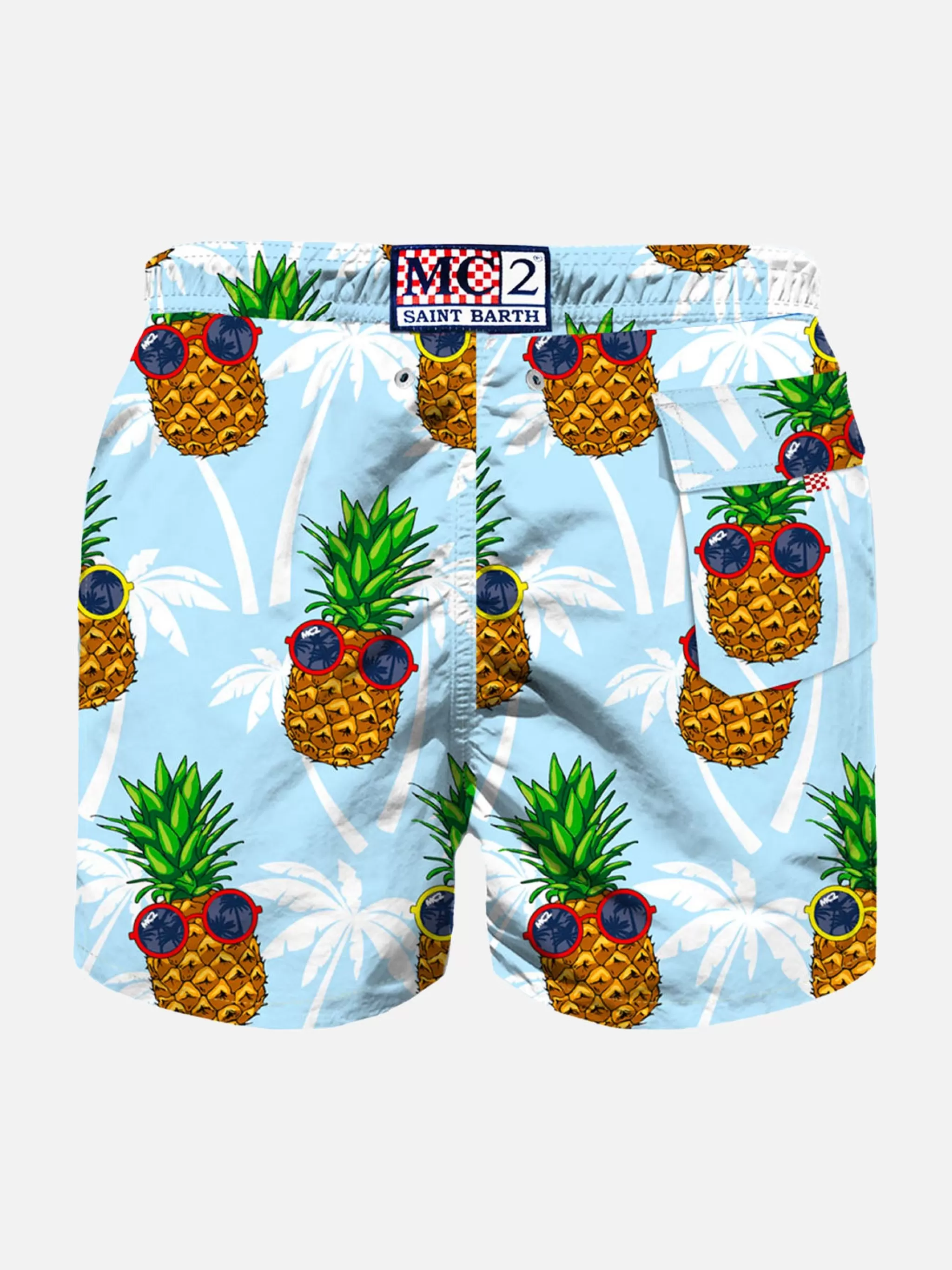 MC2 Saint Barth Pineapple print boy swim shorts Store