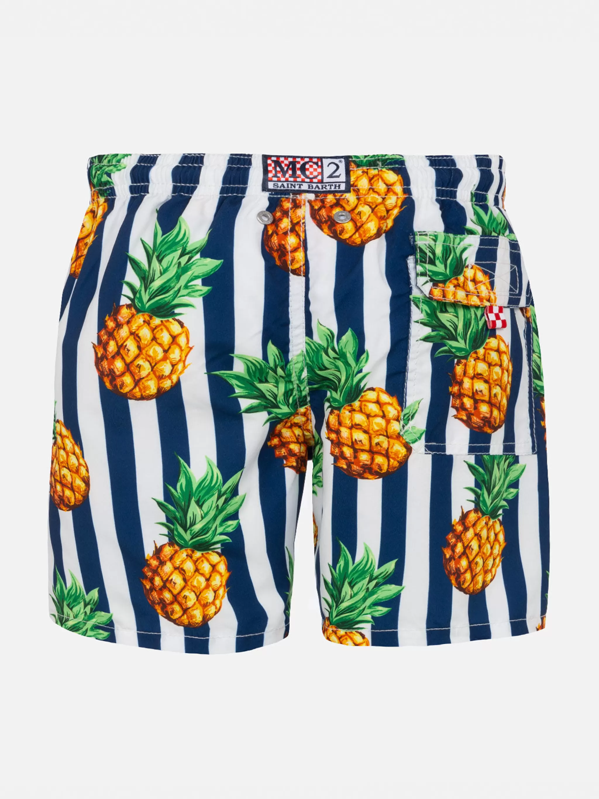 MC2 Saint Barth Pineapple print boy swim shorts Online