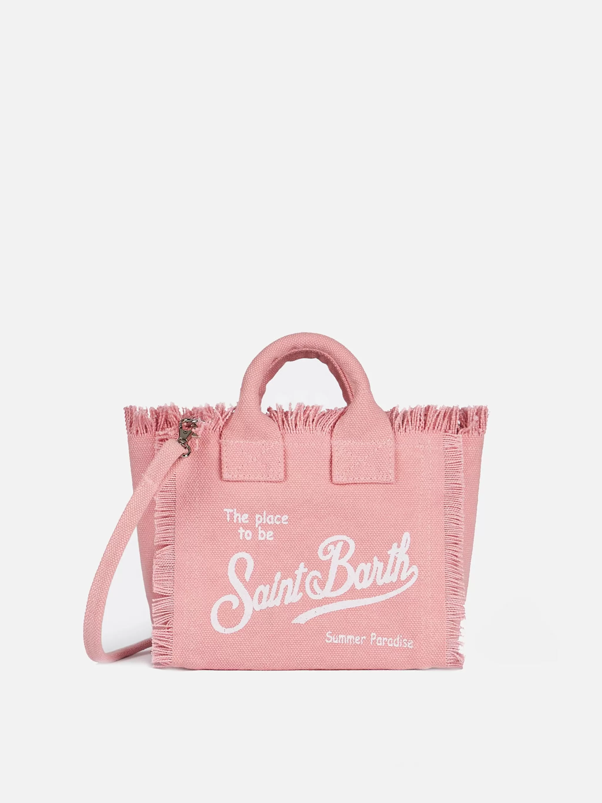 MC2 Saint Barth Pink cotton canvas Mini Vanity bag Store