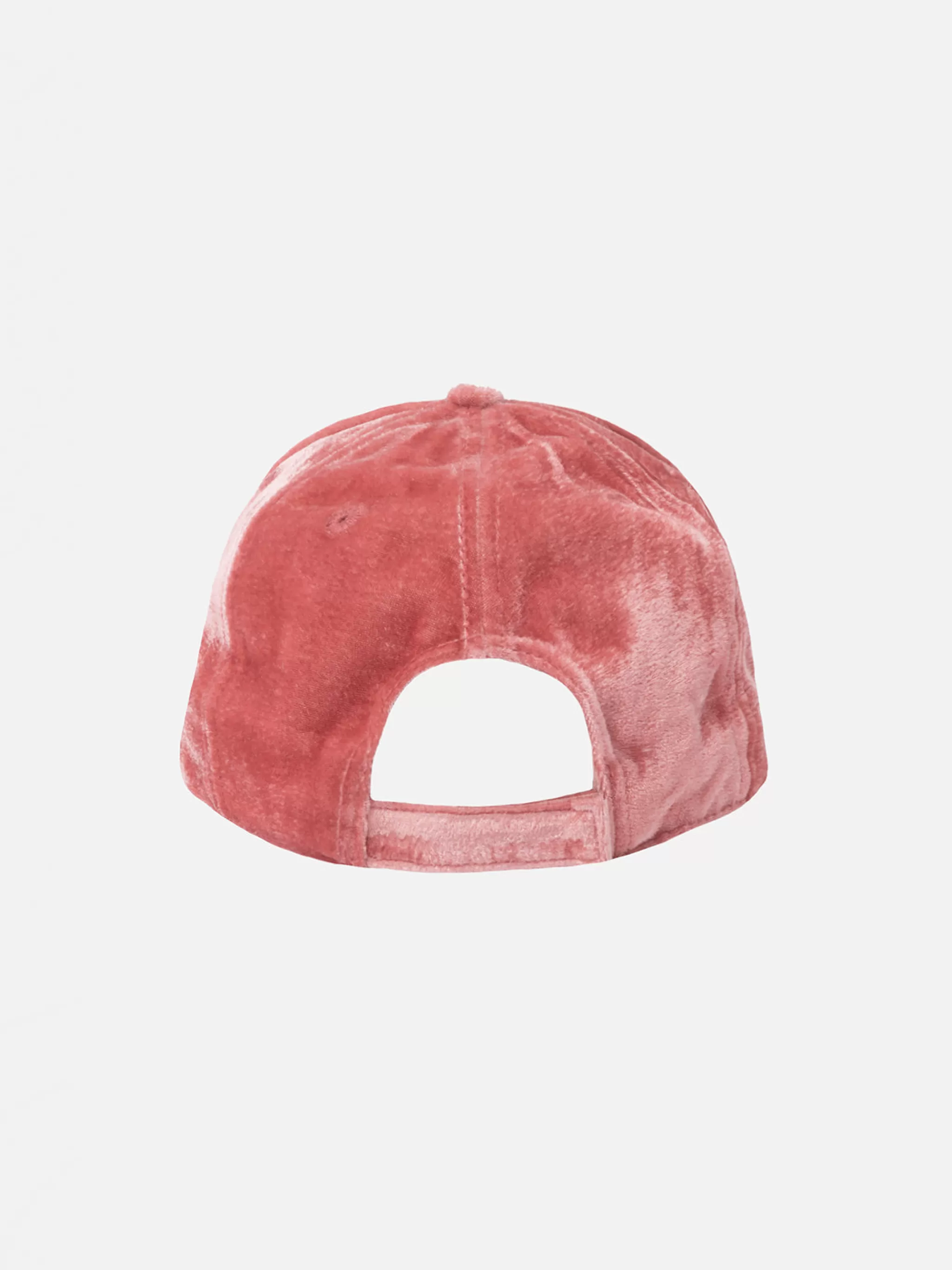 MC2 Saint Barth Pink velvet ball cap Baseball with rhinestones logo Online