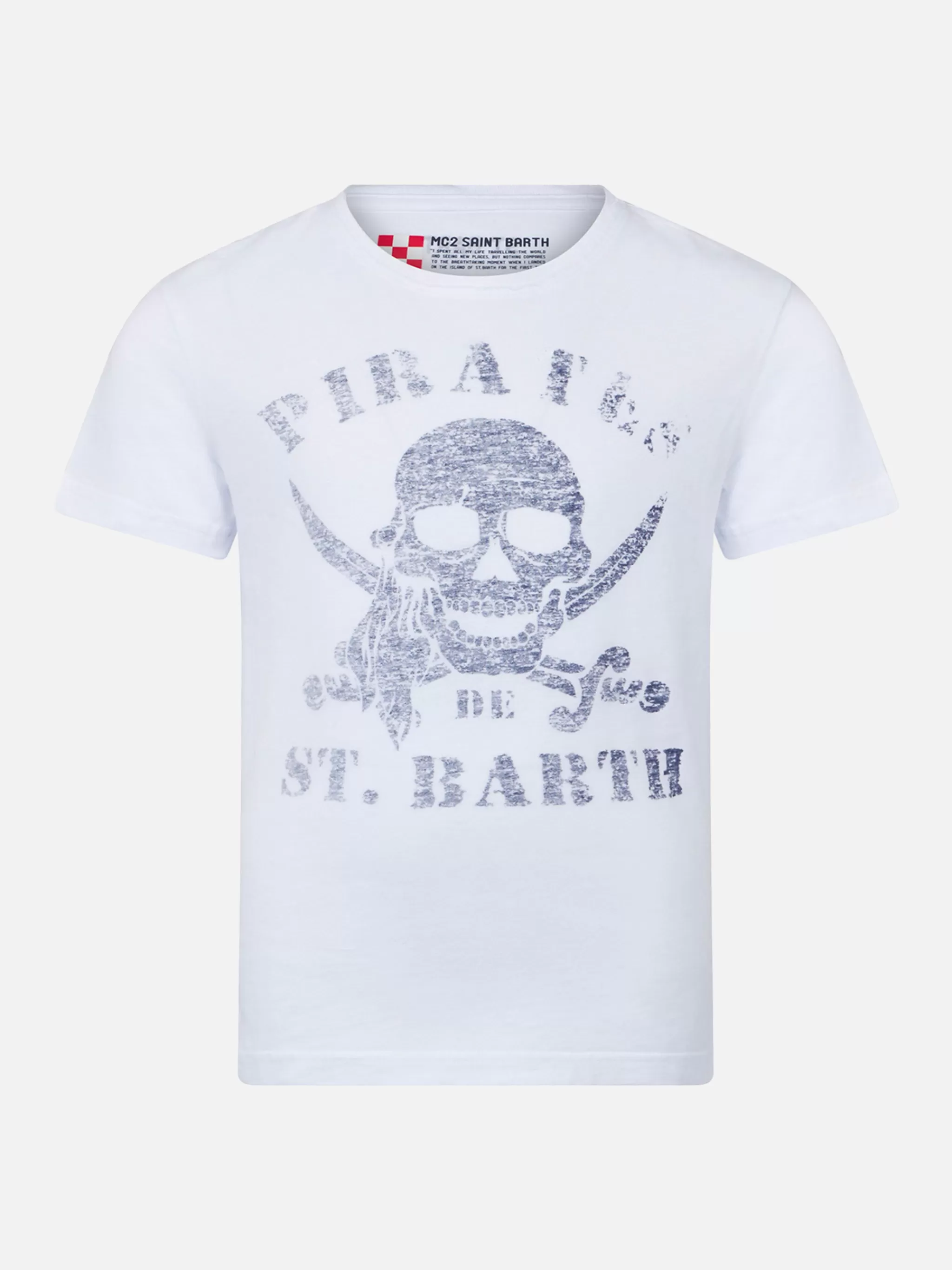 MC2 Saint Barth Pirate print boy t-shirt Best Sale