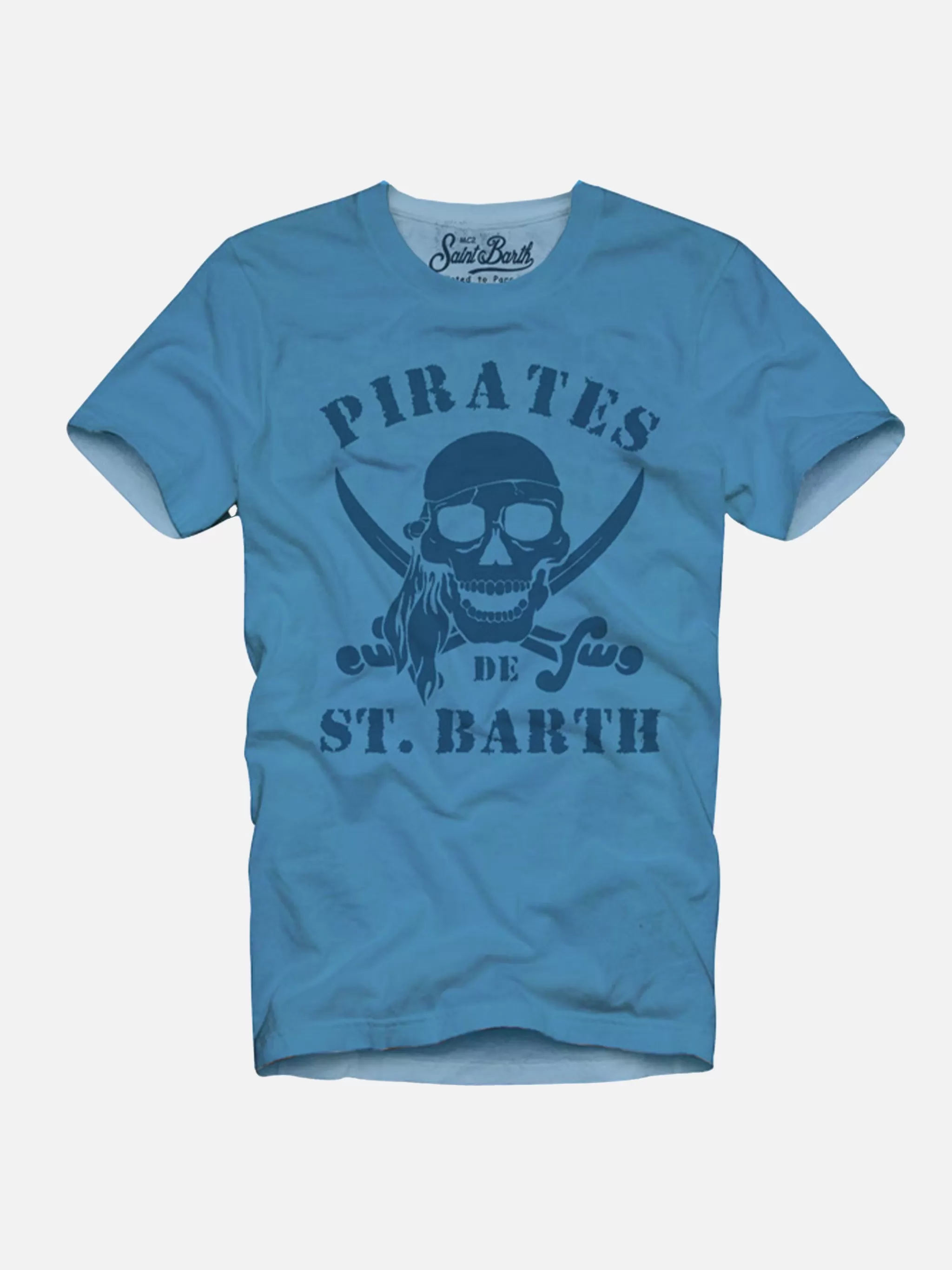 MC2 Saint Barth Pirate print boy t-shirt Discount