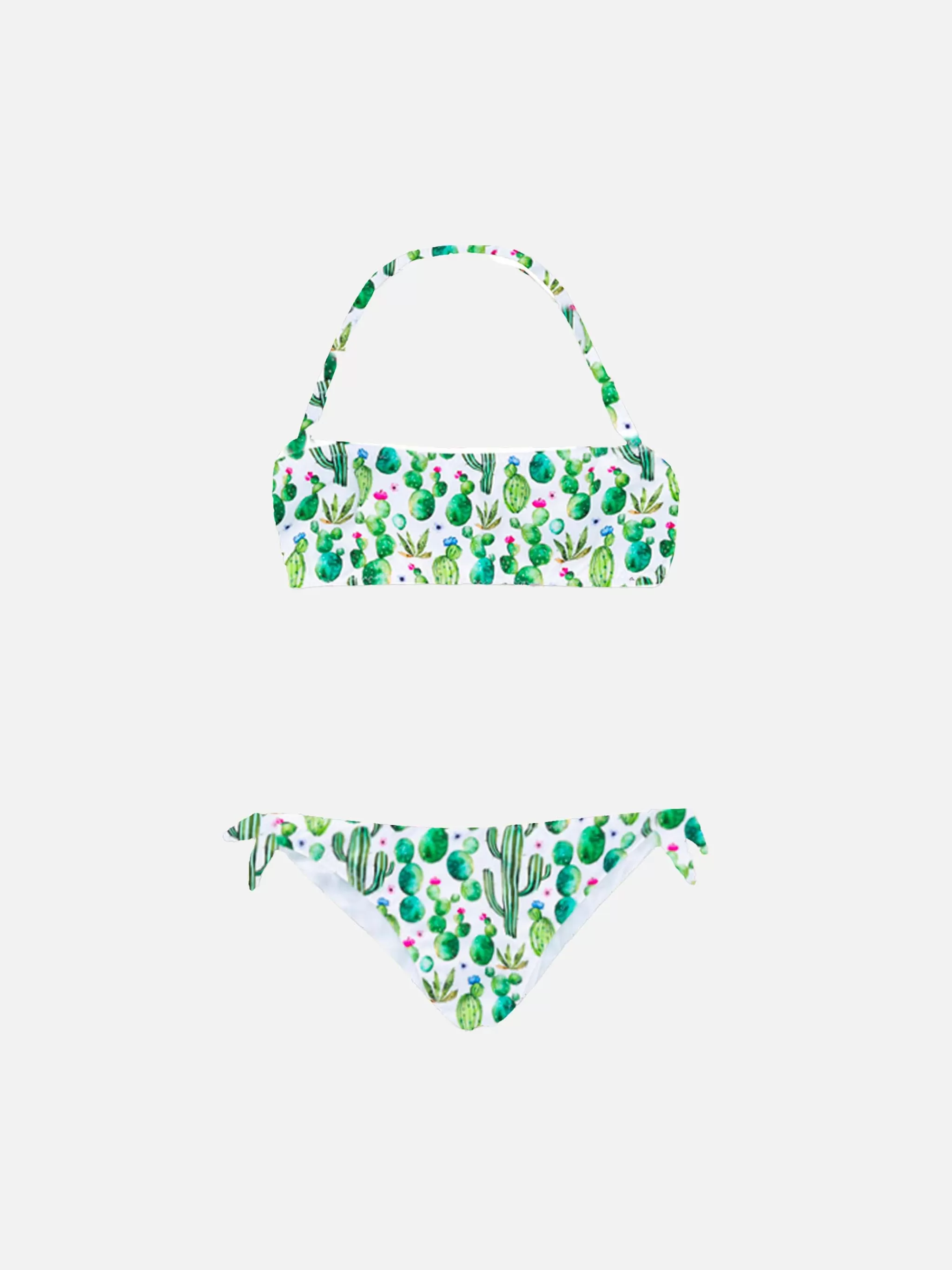 MC2 Saint Barth Prickly plant print girl bikini Online