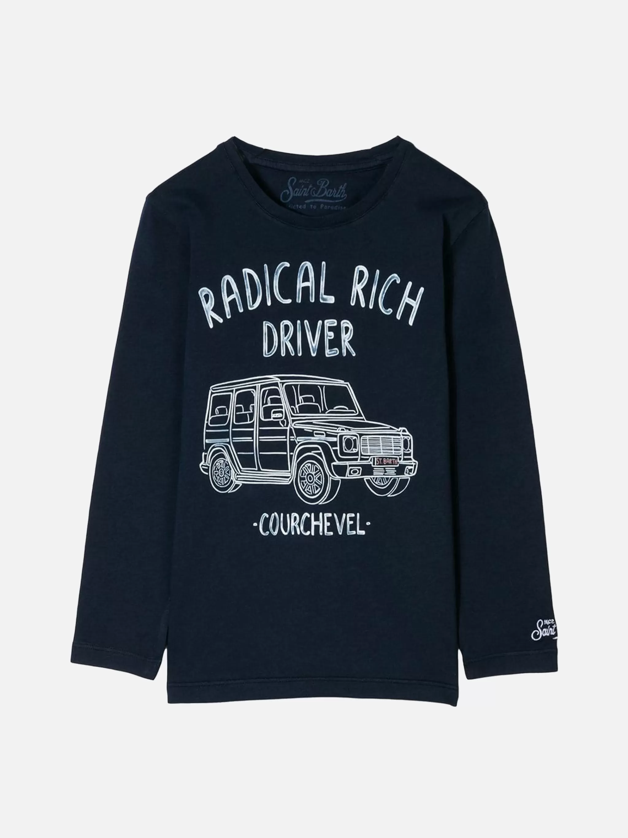 MC2 Saint Barth Radical rich driver - Courchevel boy t-shirt Flash Sale