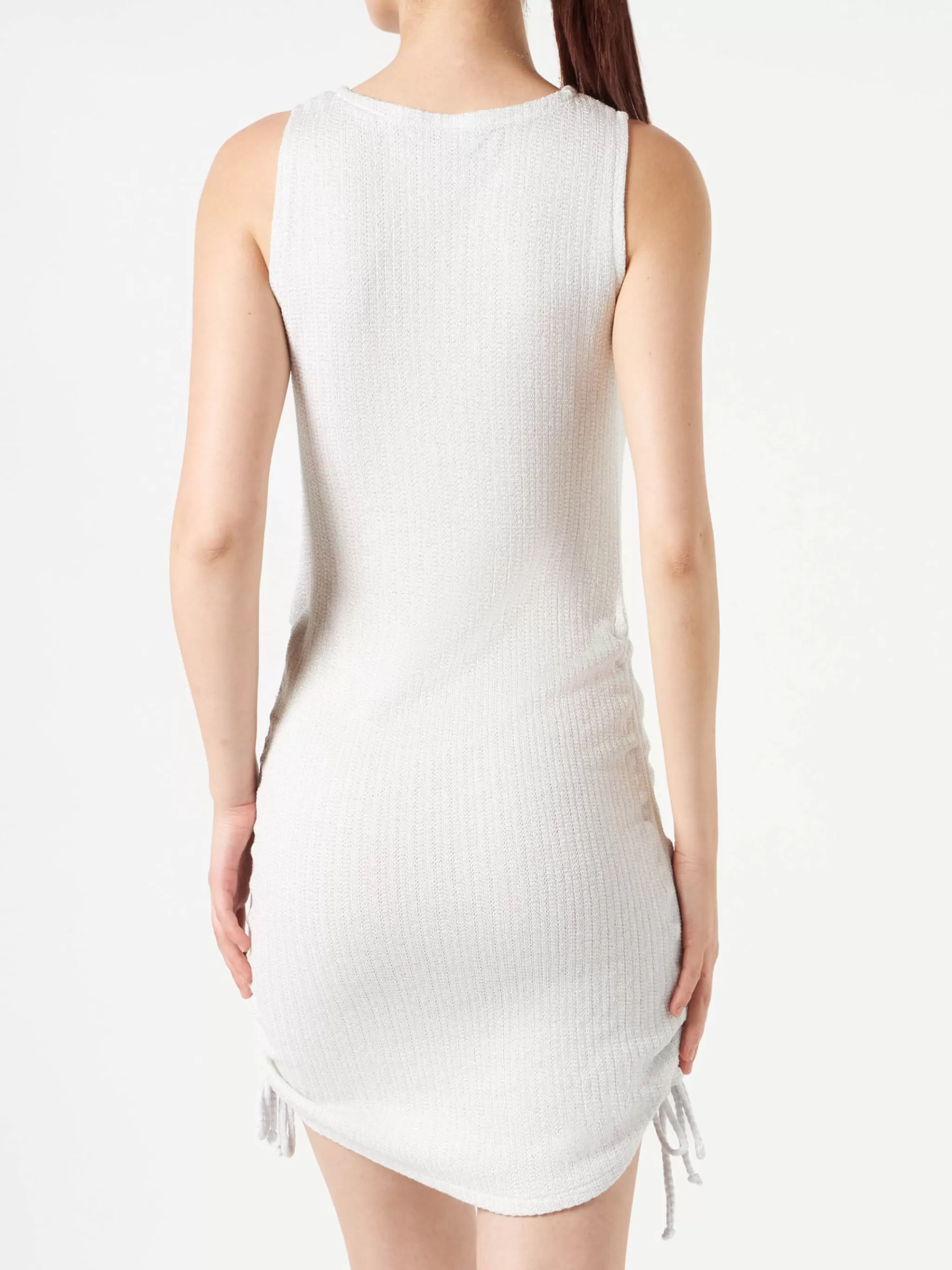 MC2 Saint Barth Ribbed sheath dress Jori with drawstring Online