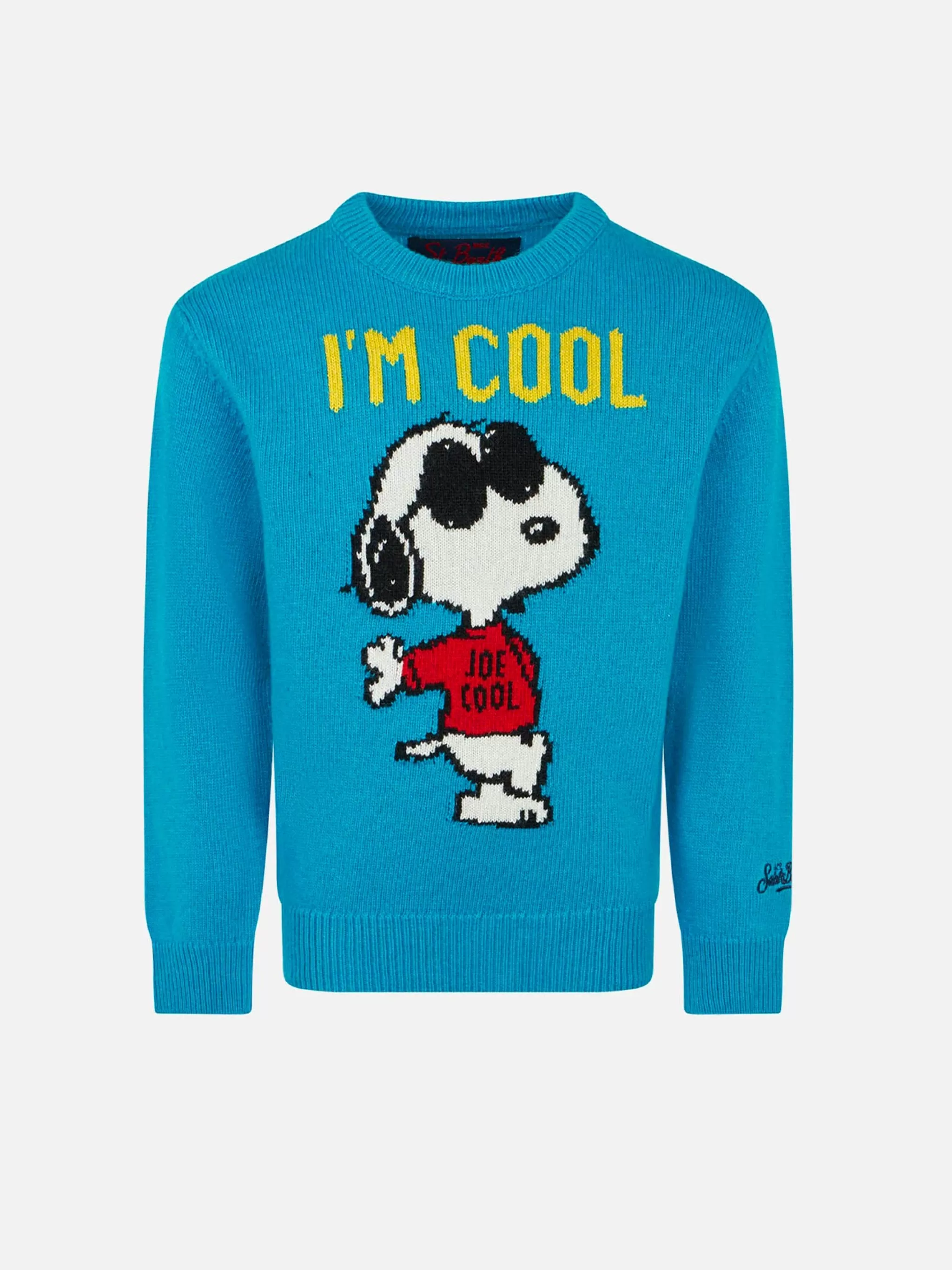 MC2 Saint Barth Snoopy I'm Cool print kid sweater | Peanuts™ Special Edition Fashion