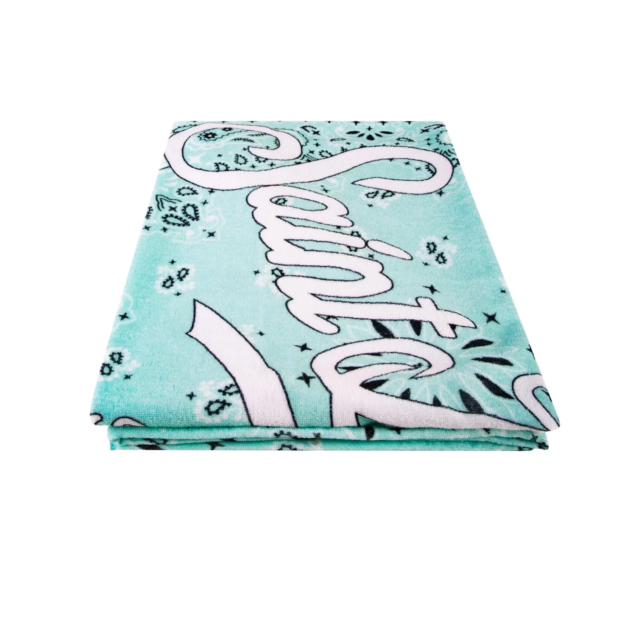 MC2 Saint Barth Soft terry beach towel with water green bandanna print Cheap