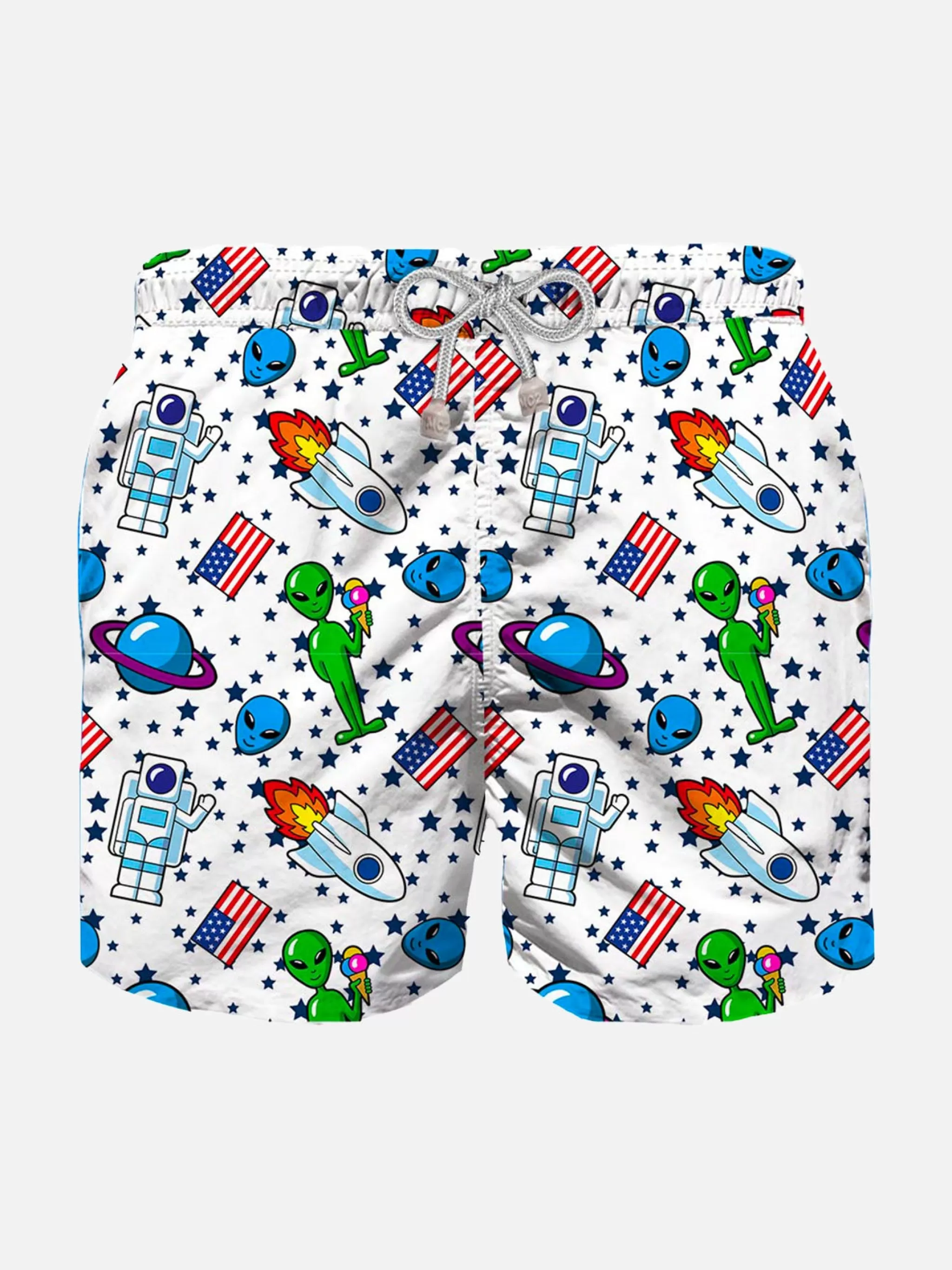 MC2 Saint Barth Space print boy swim shorts Shop