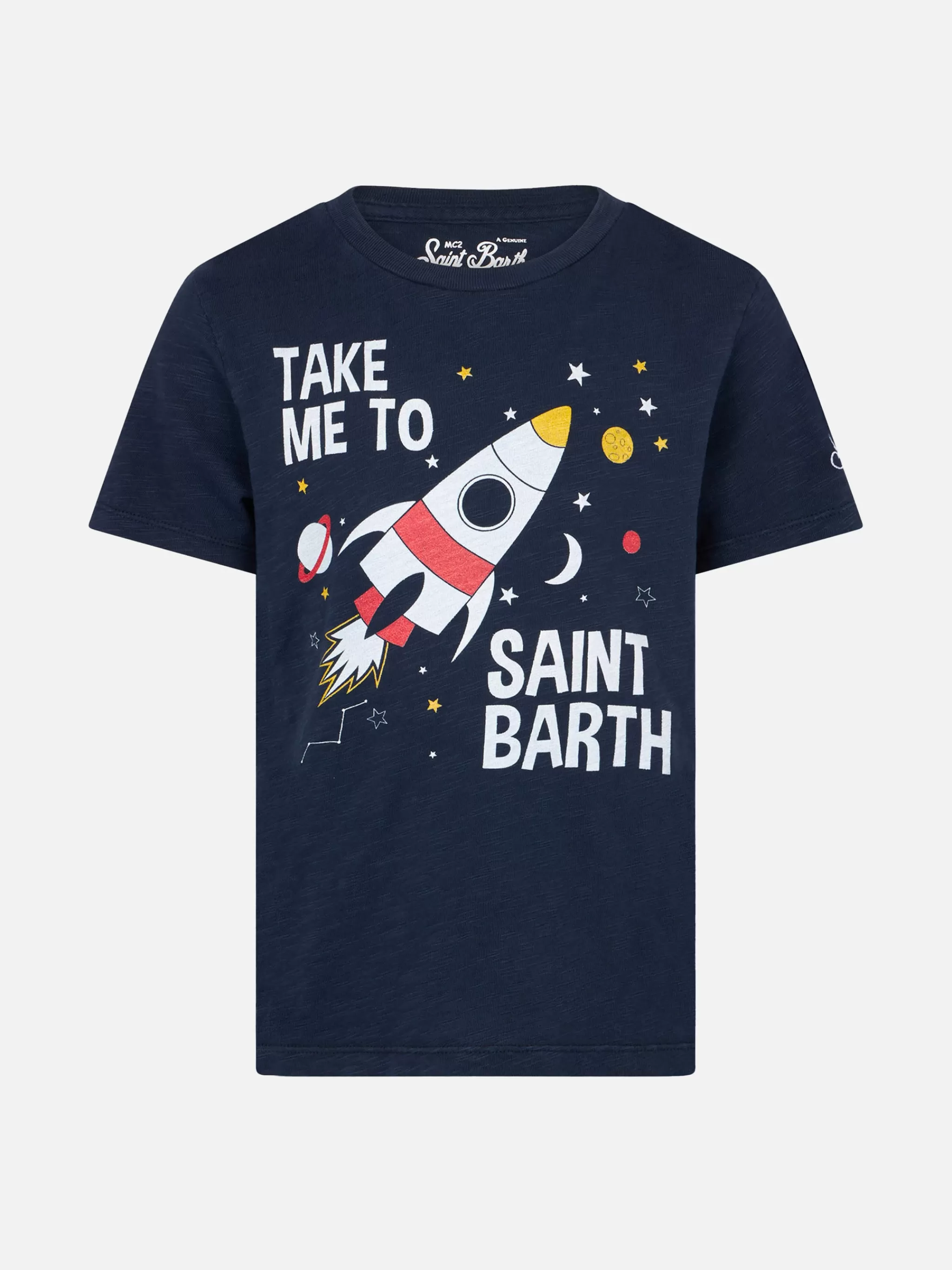 MC2 Saint Barth Space rocket blue boy t-shirt Online