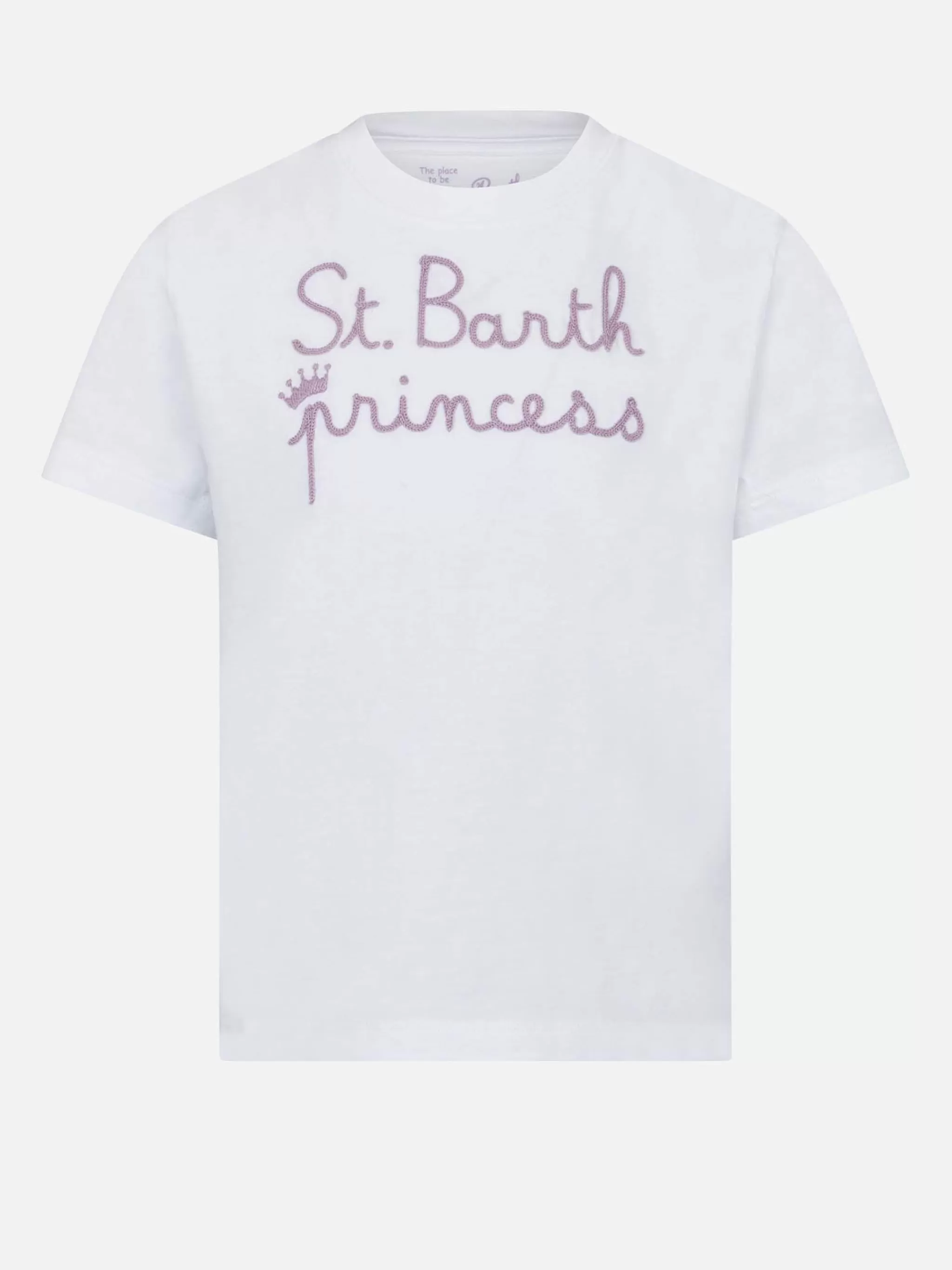 MC2 Saint Barth St. Barth princess embroided girl's t-shirt Store