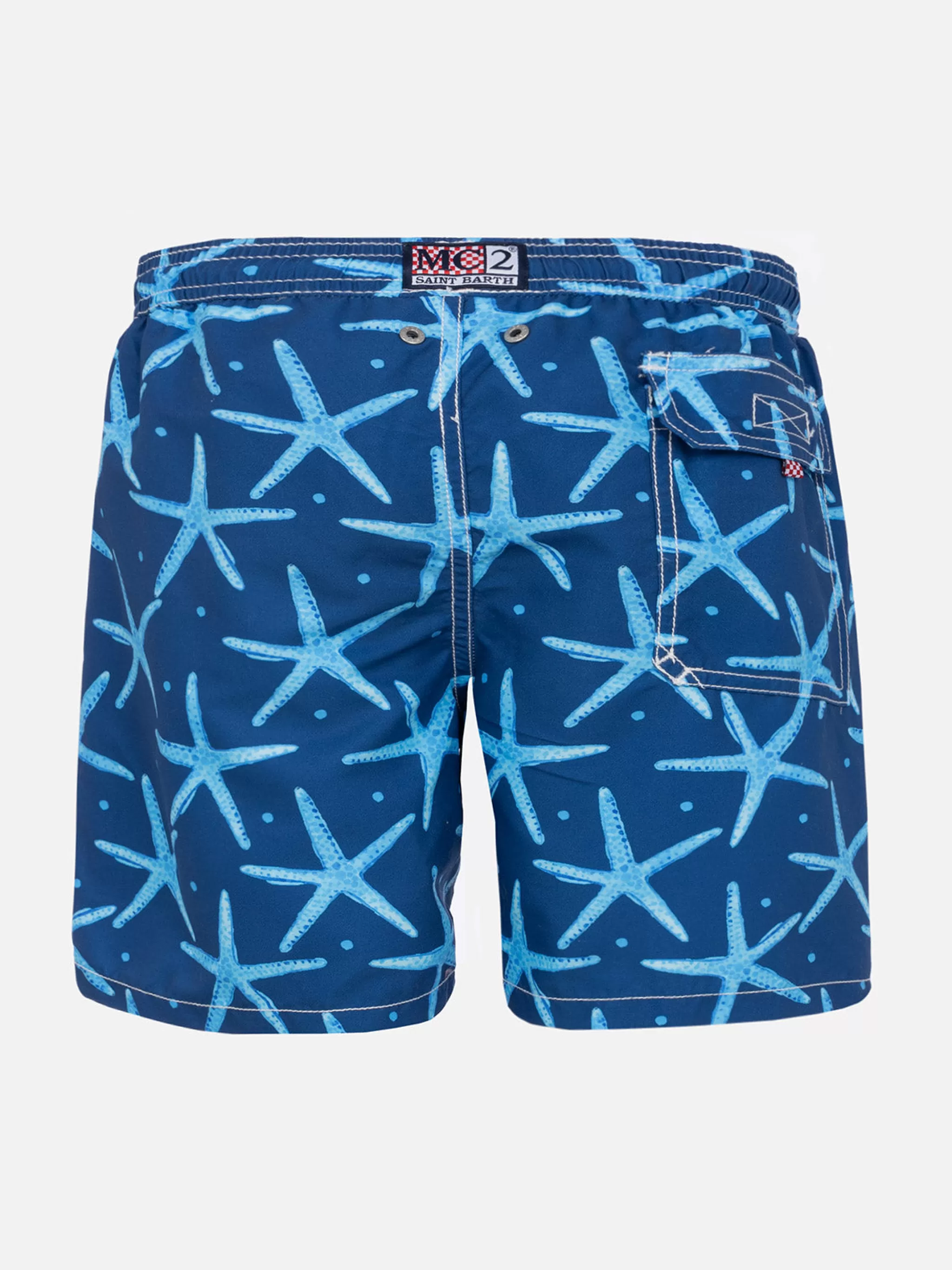 MC2 Saint Barth Starfish print boy swim shorts Discount