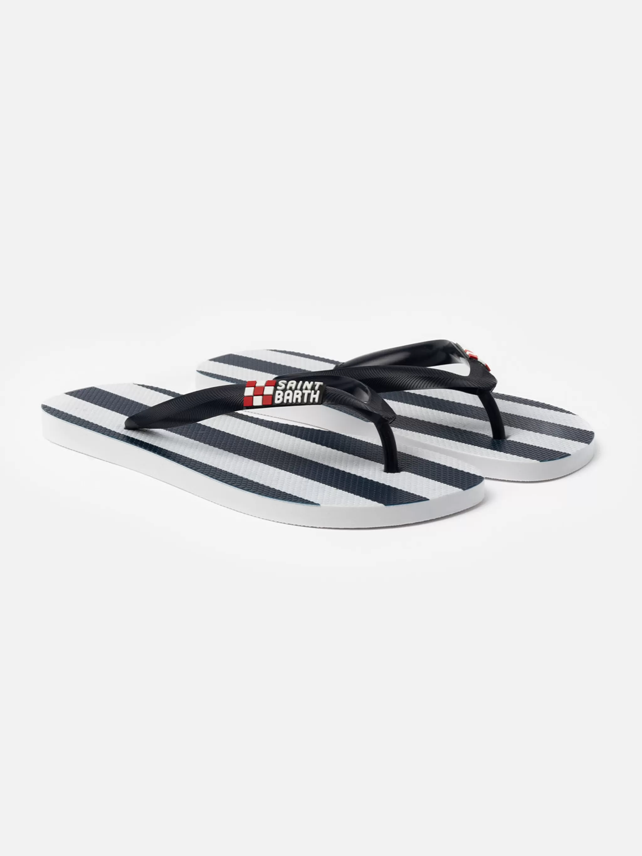 MC2 Saint Barth Striped flip flops Tommy Cheap