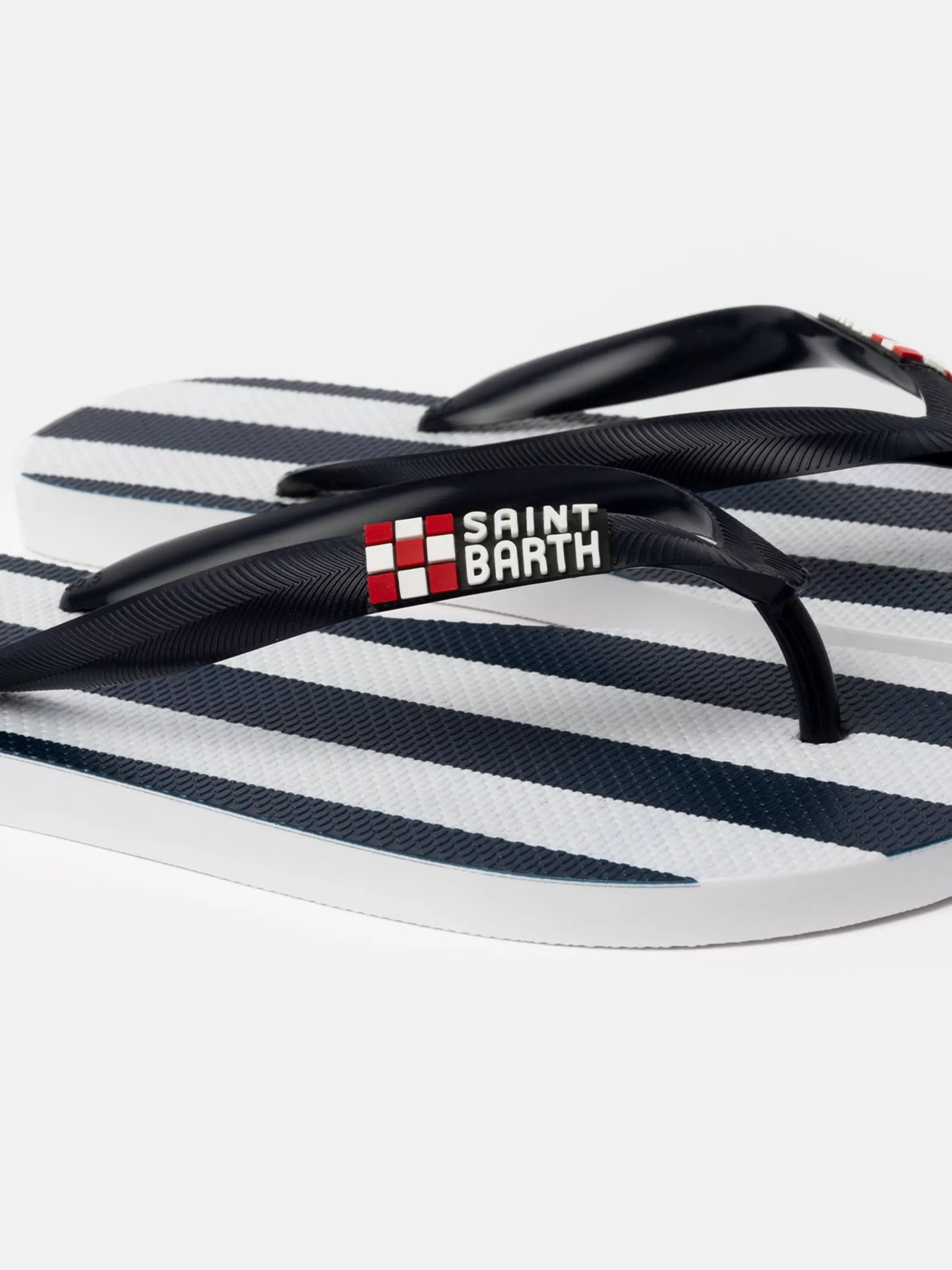 MC2 Saint Barth Striped flip flops Tommy Cheap