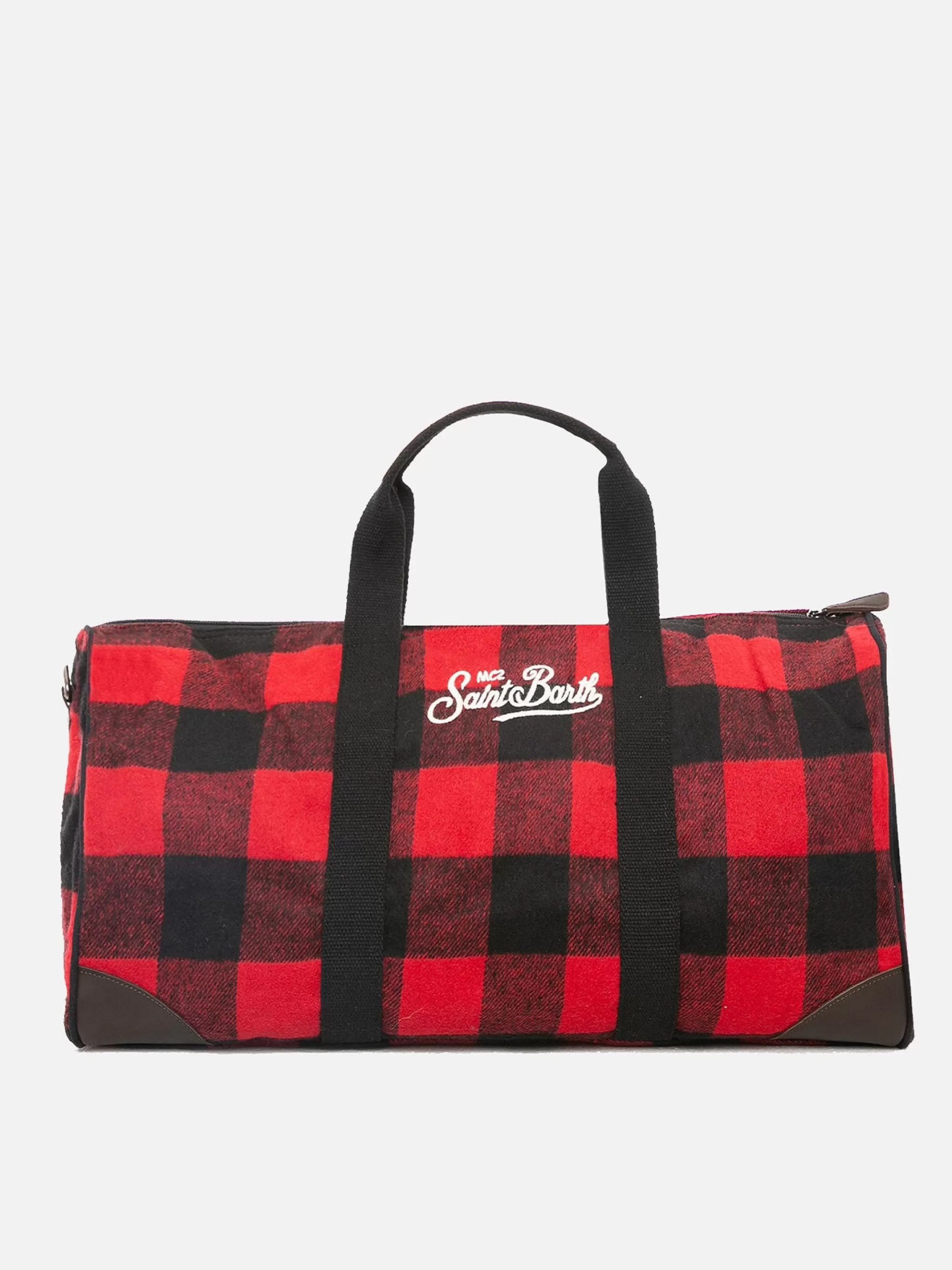 MC2 Saint Barth Tartan print travel bag New