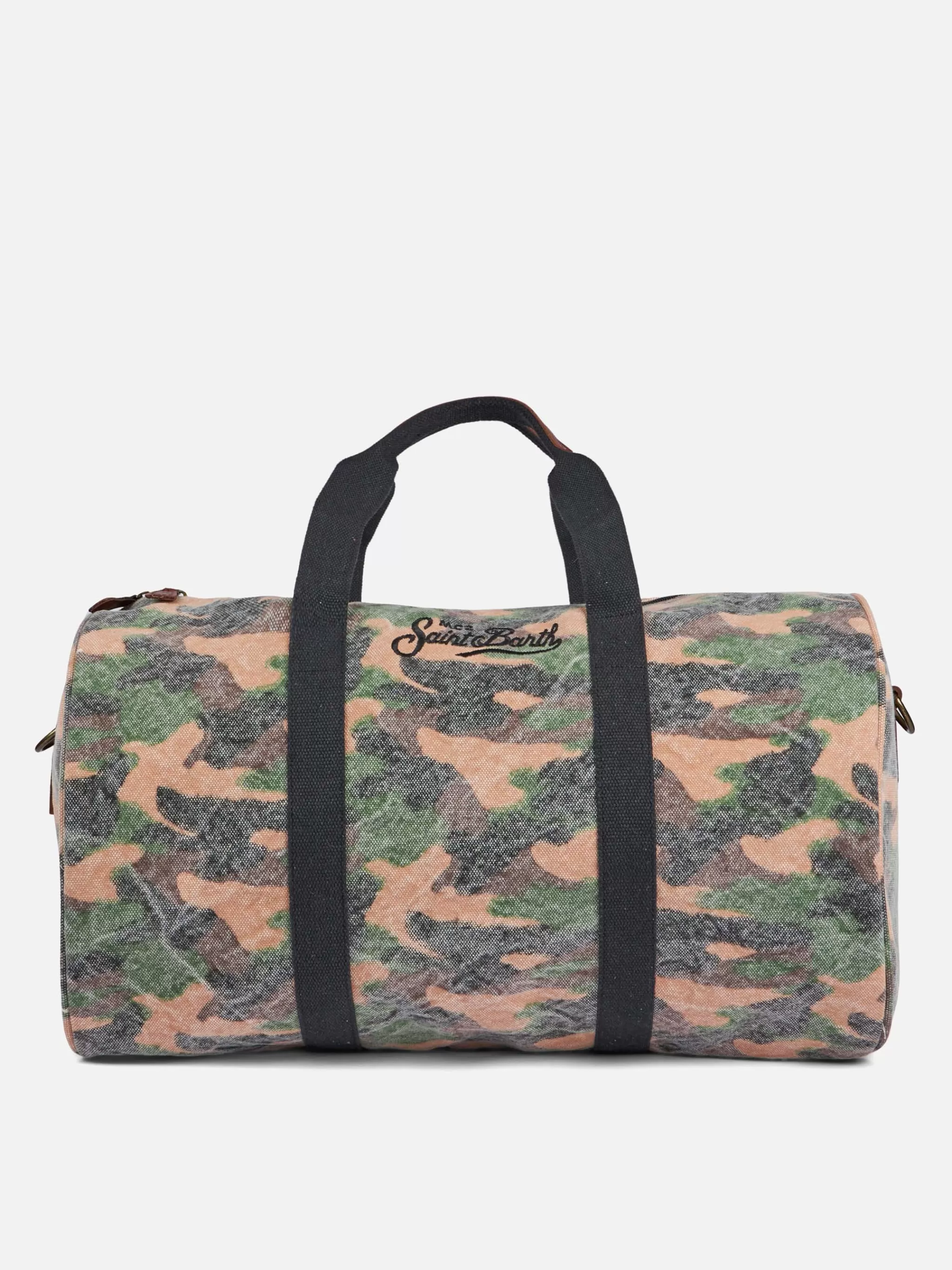 MC2 Saint Barth Travel duffel bag with camouflage print Best