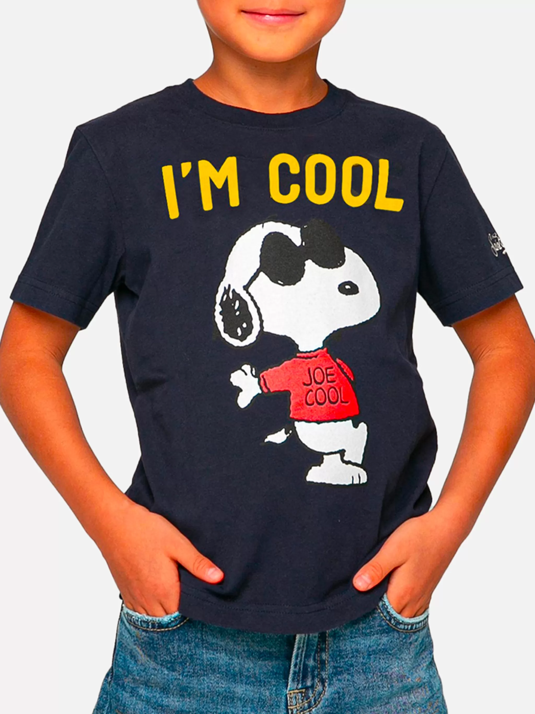 MC2 Saint Barth T-shirt boy I'm Cool Snoopy print | Peanuts™ Special Edition Cheap