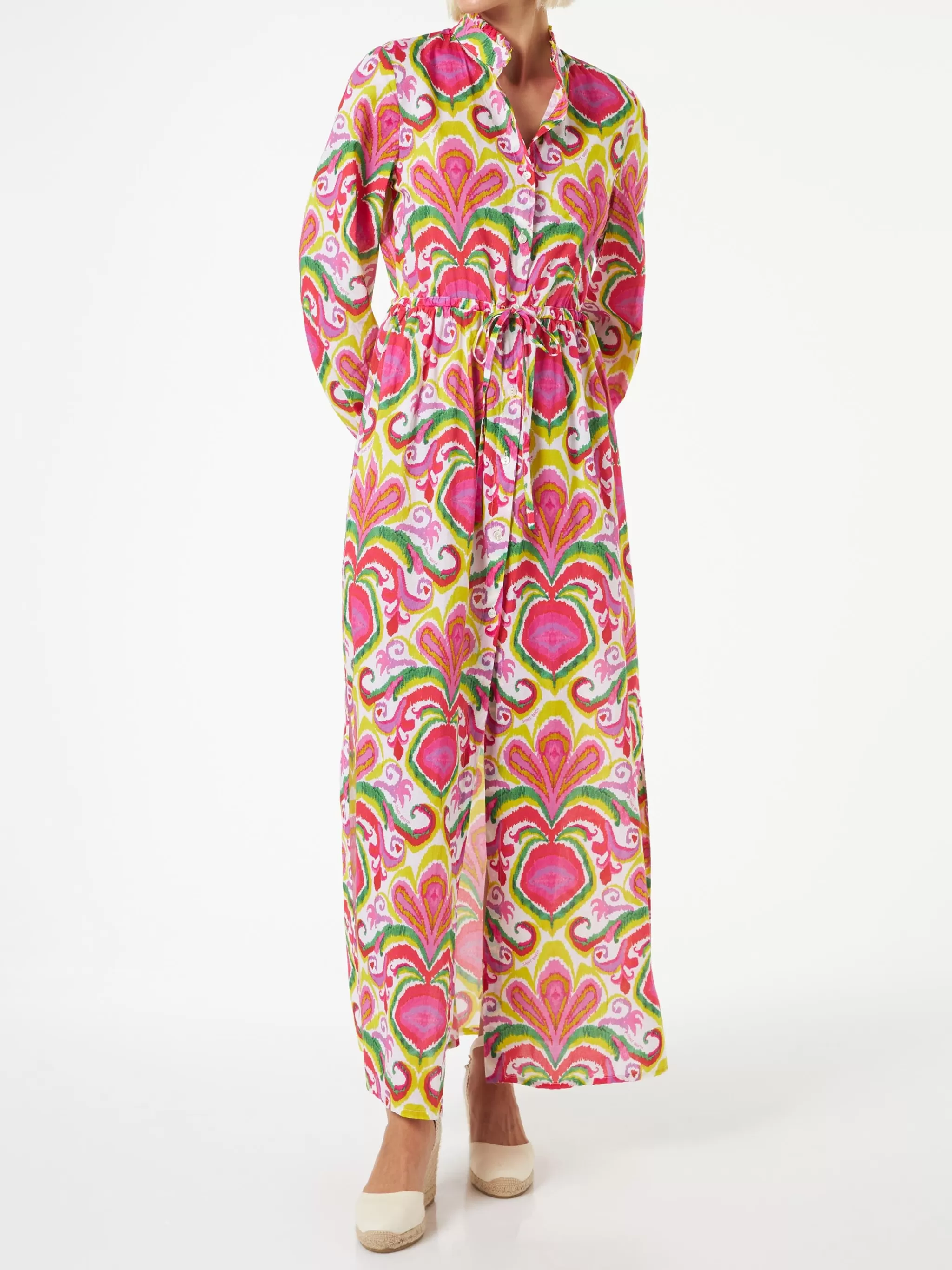 MC2 Saint Barth Woman beach dress with ikat print Sale