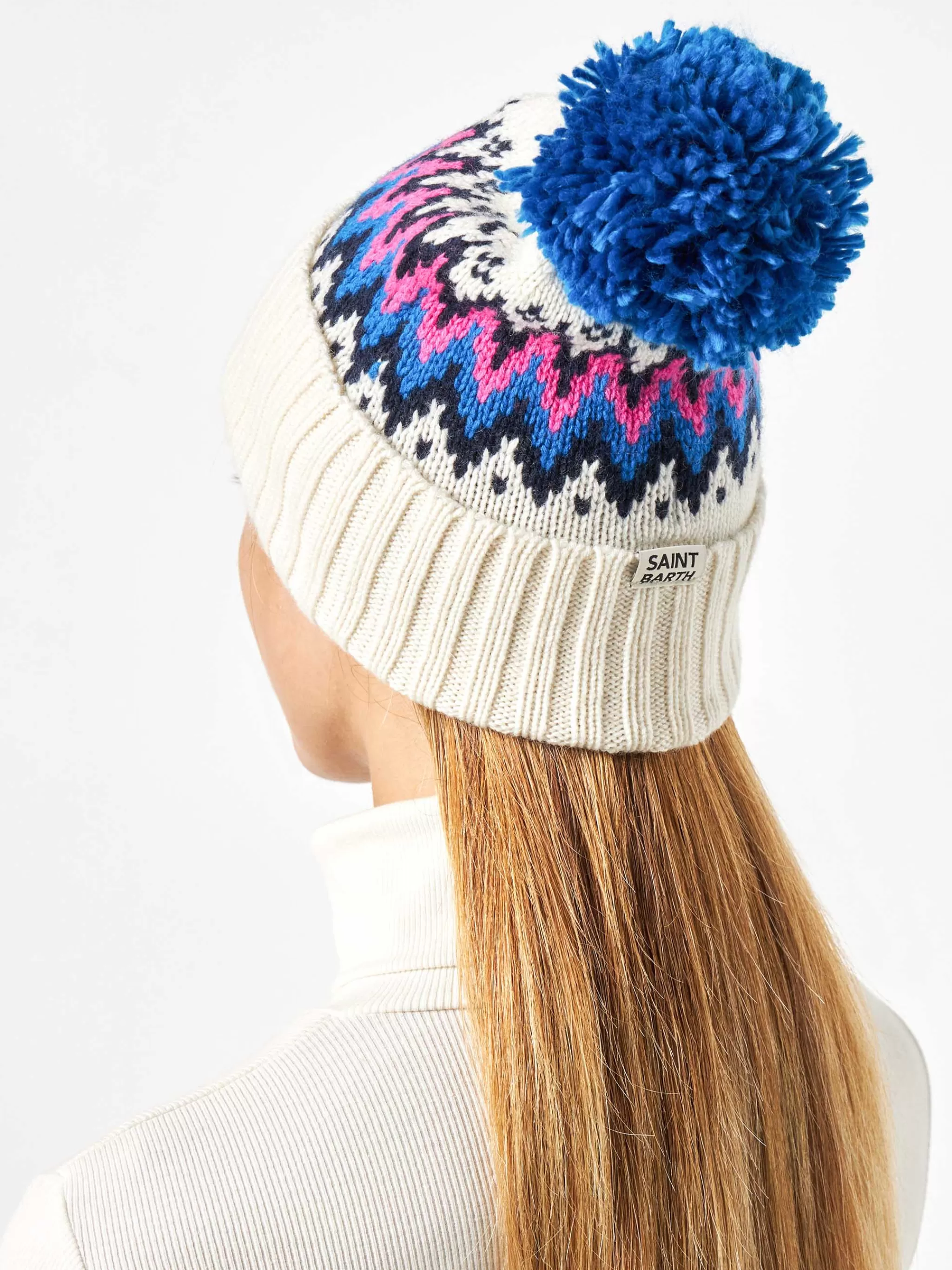 MC2 Saint Barth Woman beanie with pompon Hot