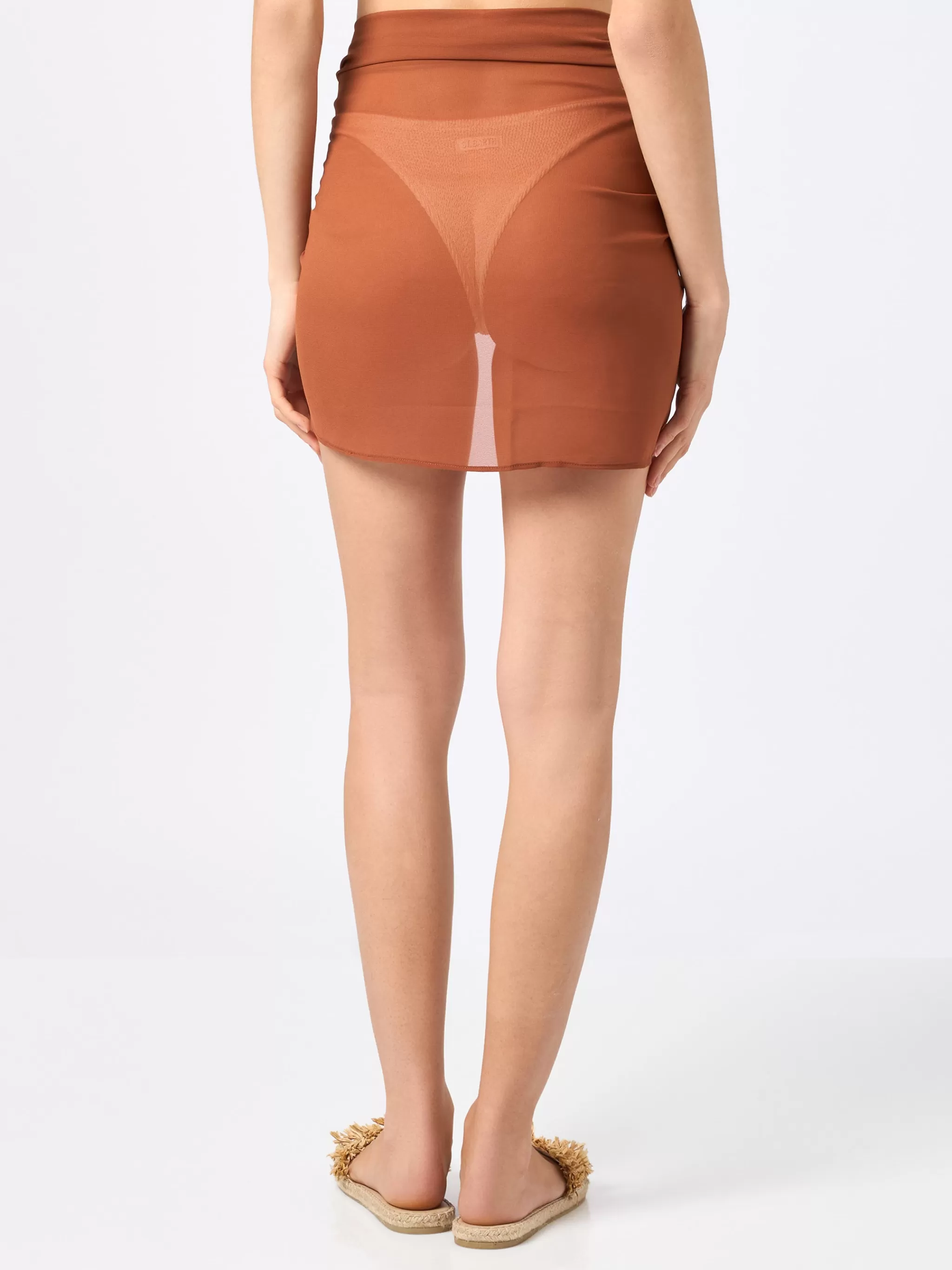 MC2 Saint Barth Woman brown short pareo Sery Fashion