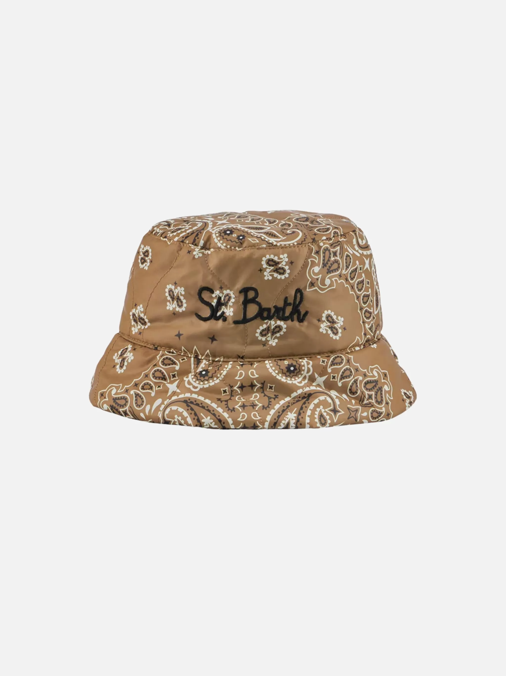 MC2 Saint Barth Woman bucket hat with bandanna print Online