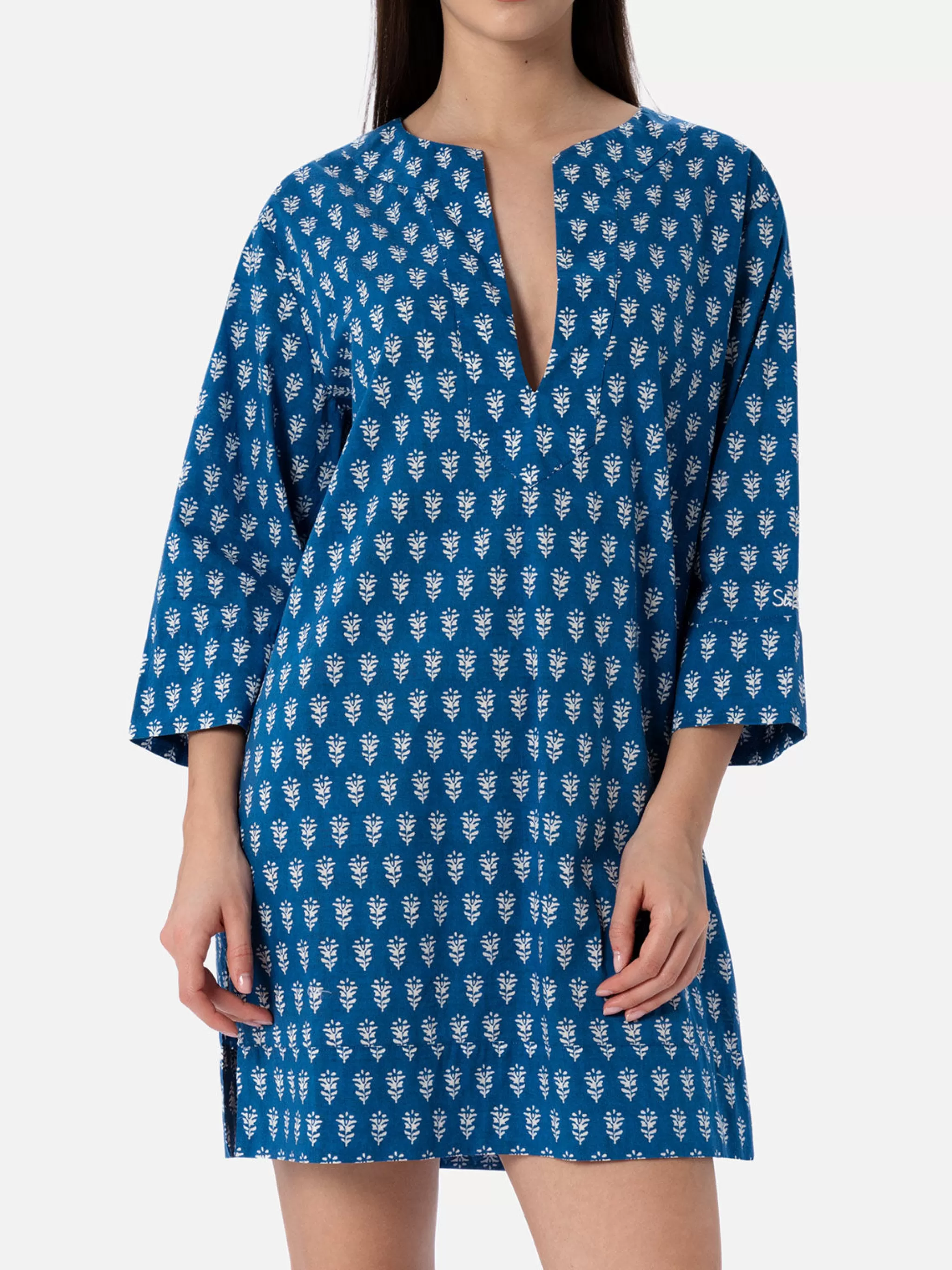 MC2 Saint Barth Woman cotton tunic dress Macha Hot