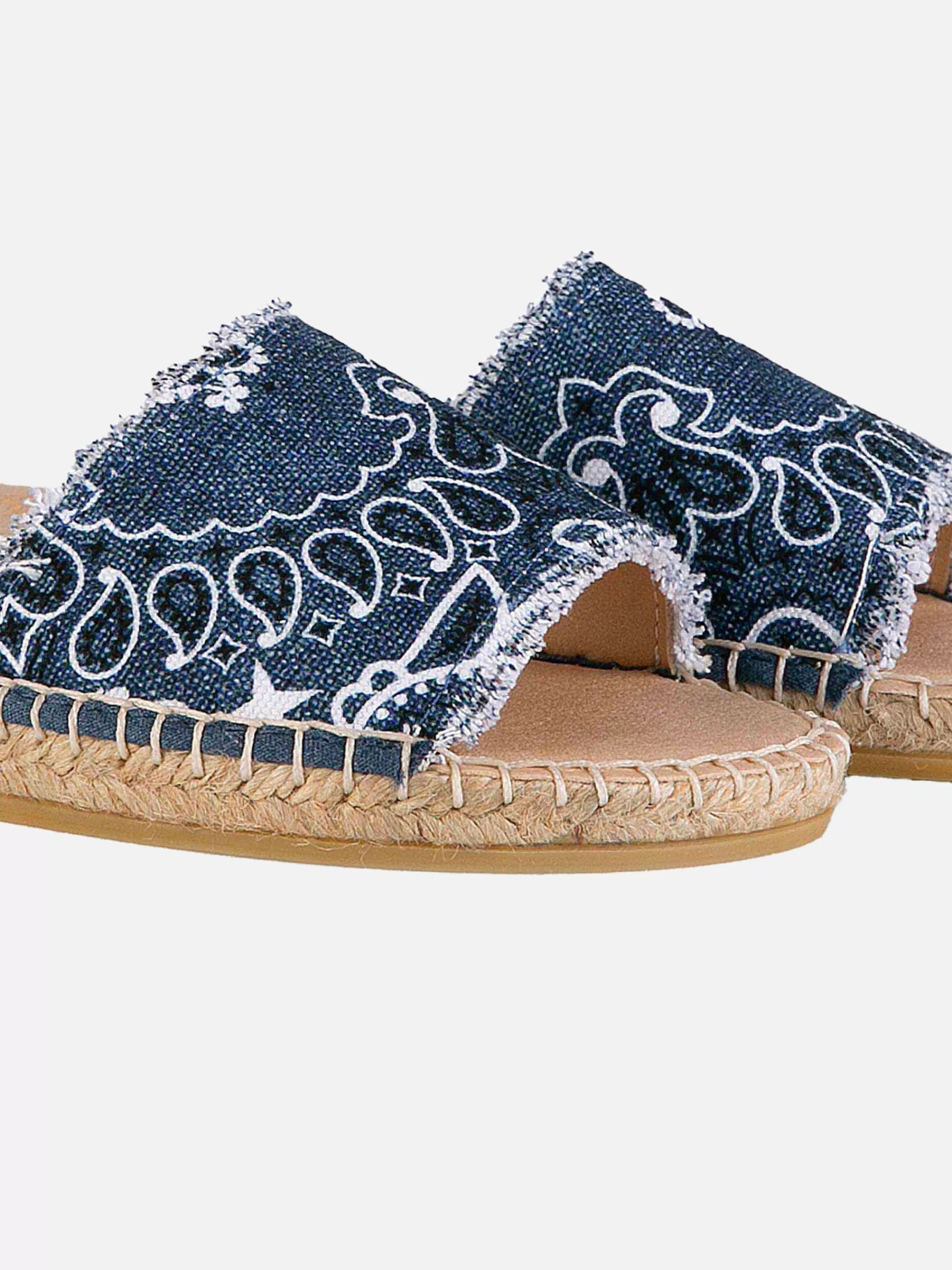 MC2 Saint Barth Woman espadrilla with bandanna print Outlet