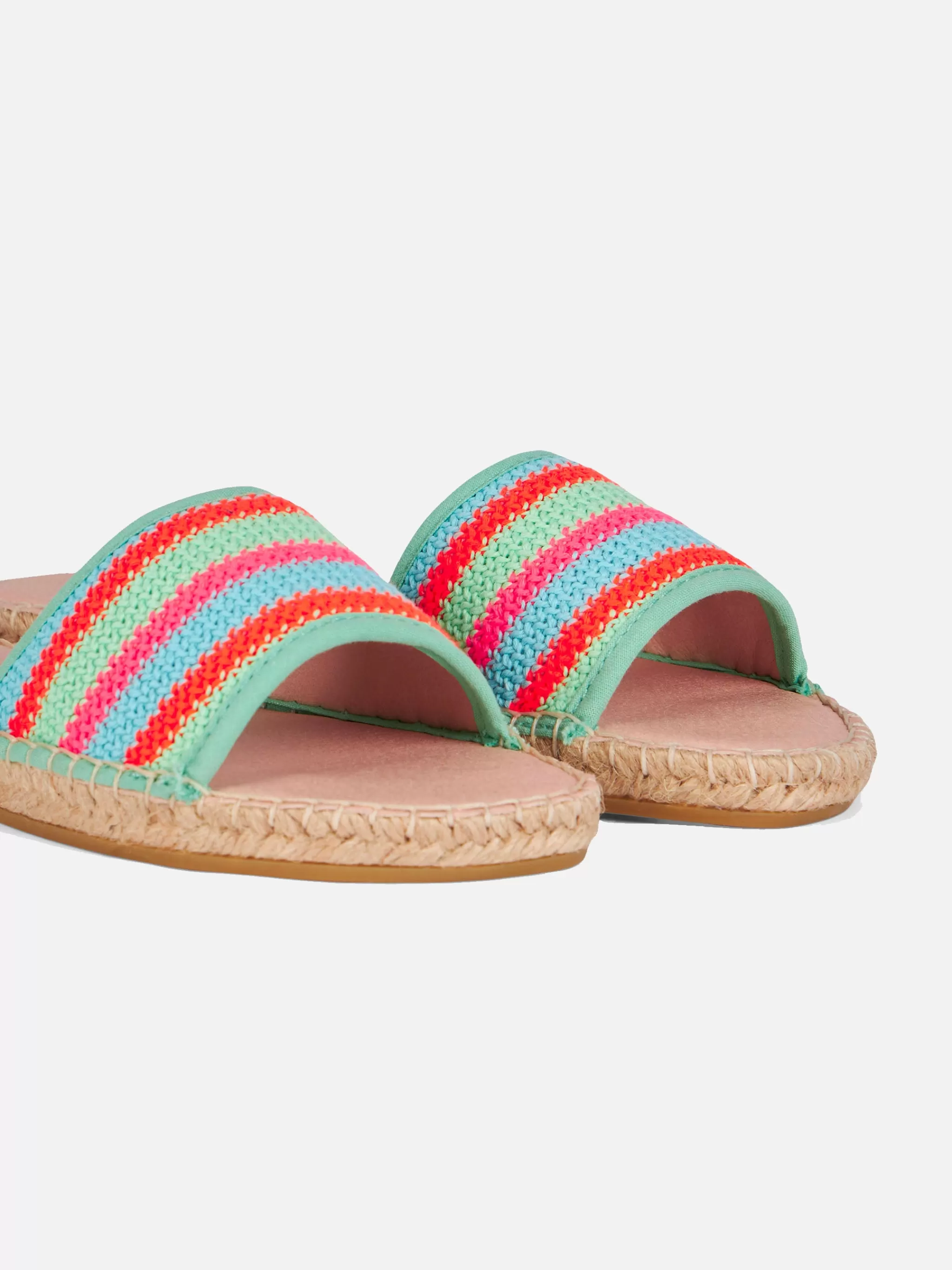 MC2 Saint Barth Woman espadrillas with crochet stripes Fashion