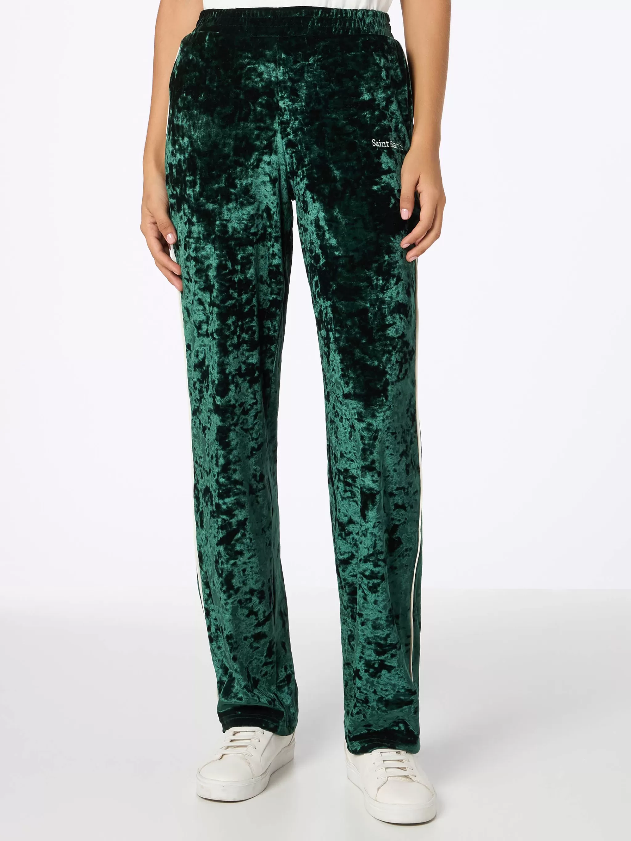 MC2 Saint Barth Woman green chenille jogger pants Yvonne Fashion