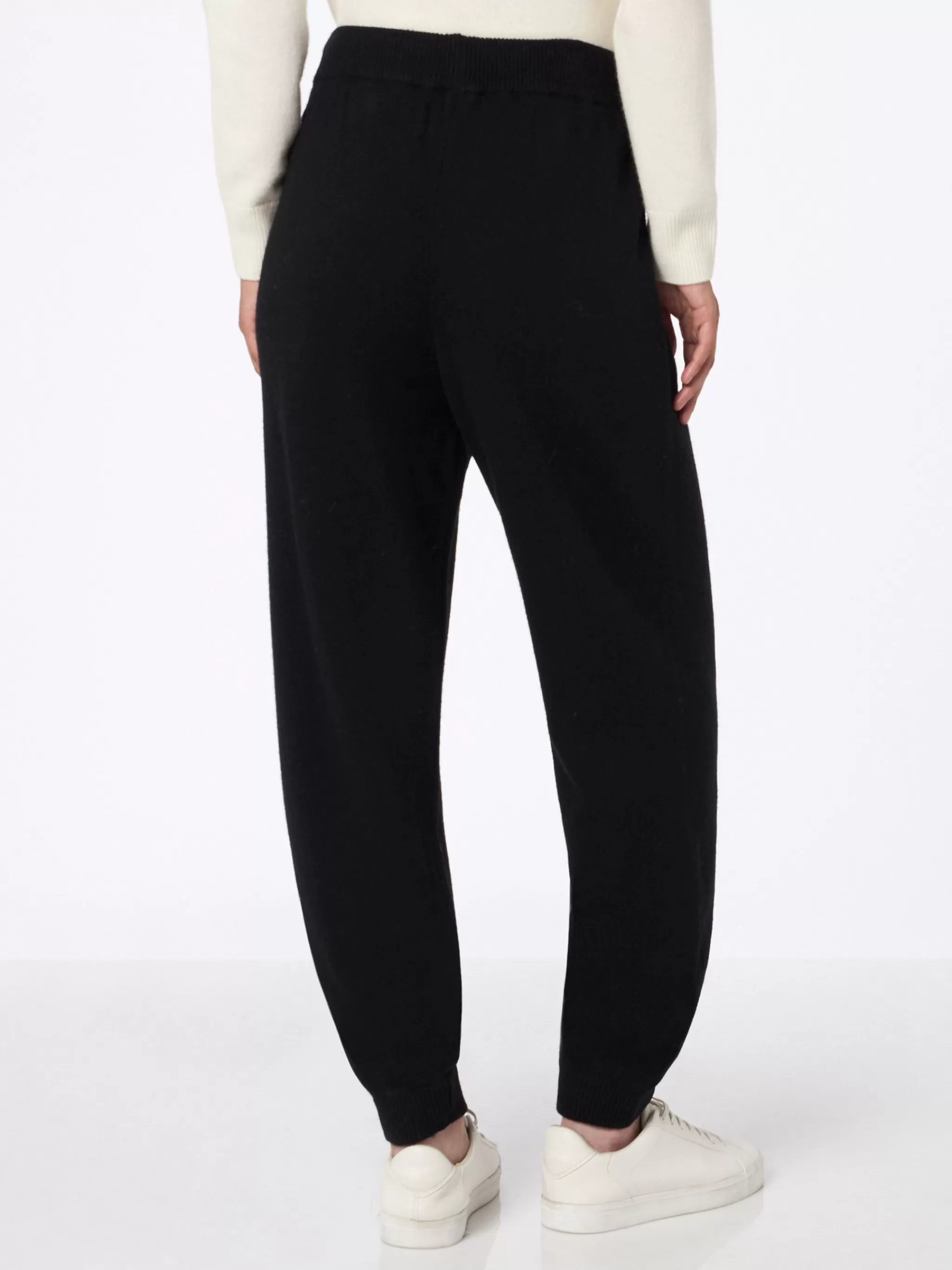 MC2 Saint Barth Woman knitted black jogger pants Cheap