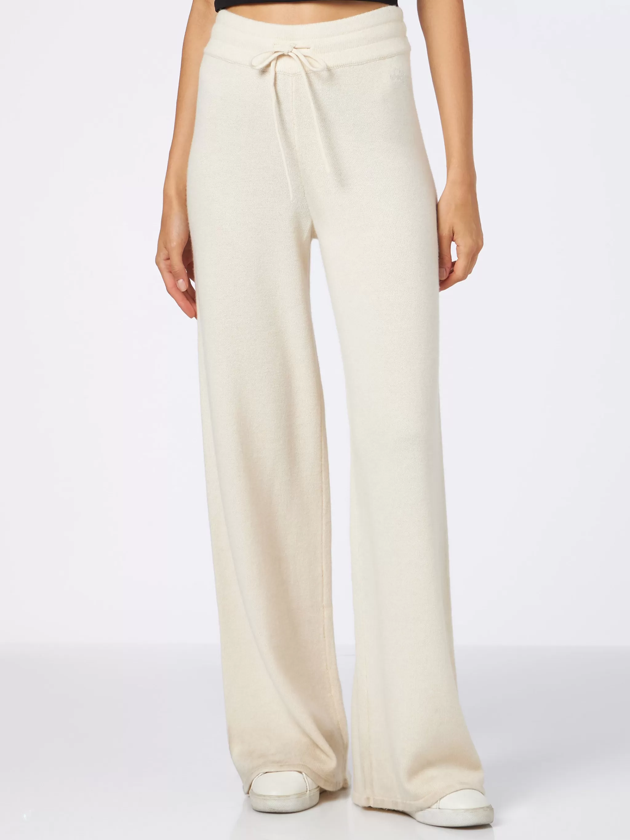 MC2 Saint Barth Woman off-white cashmere blend palazzo pants Best