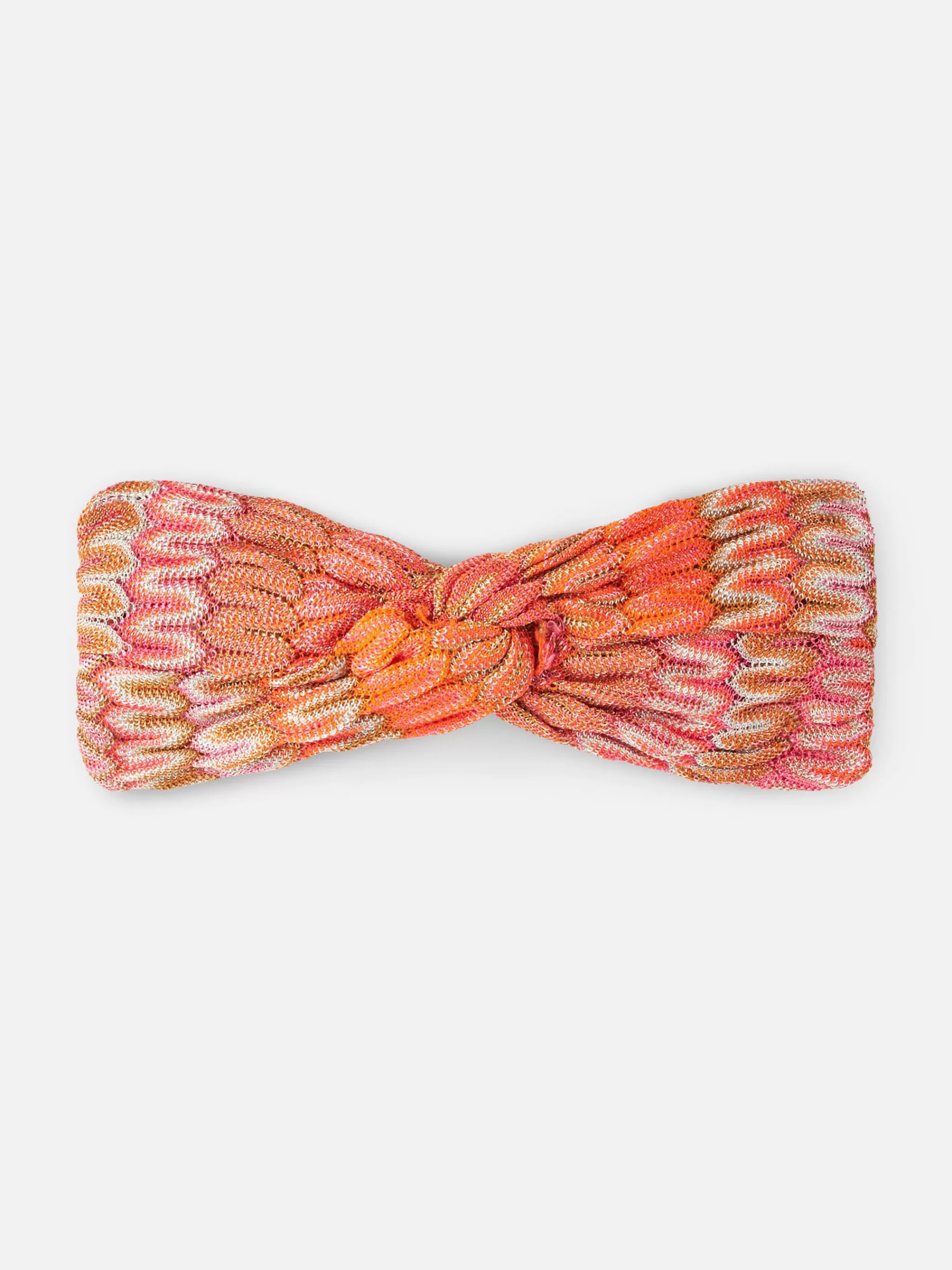 MC2 Saint Barth Woman orange chevron hairband Flash Sale