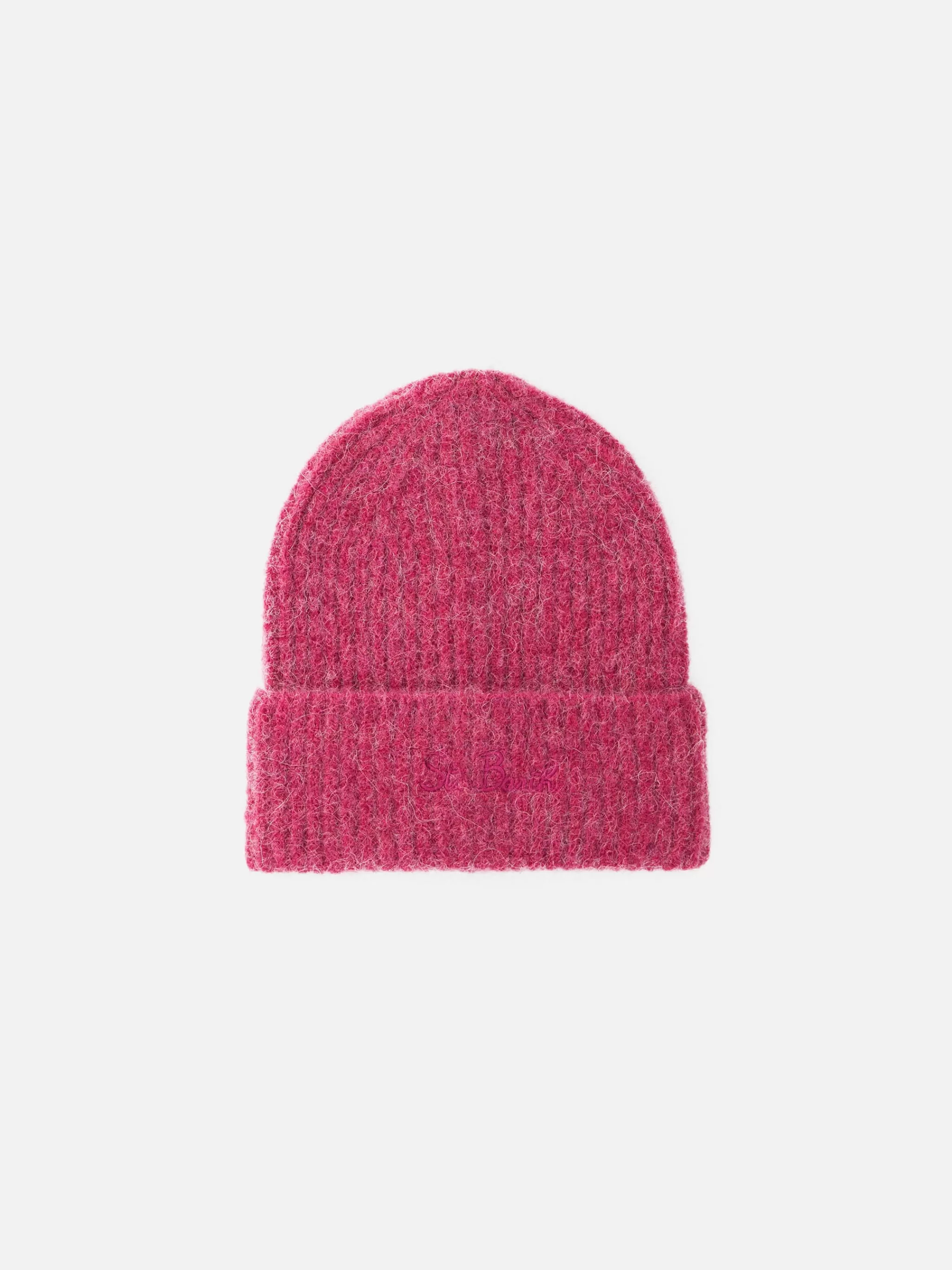 MC2 Saint Barth Woman peony stretch yarn hat Moss Sale