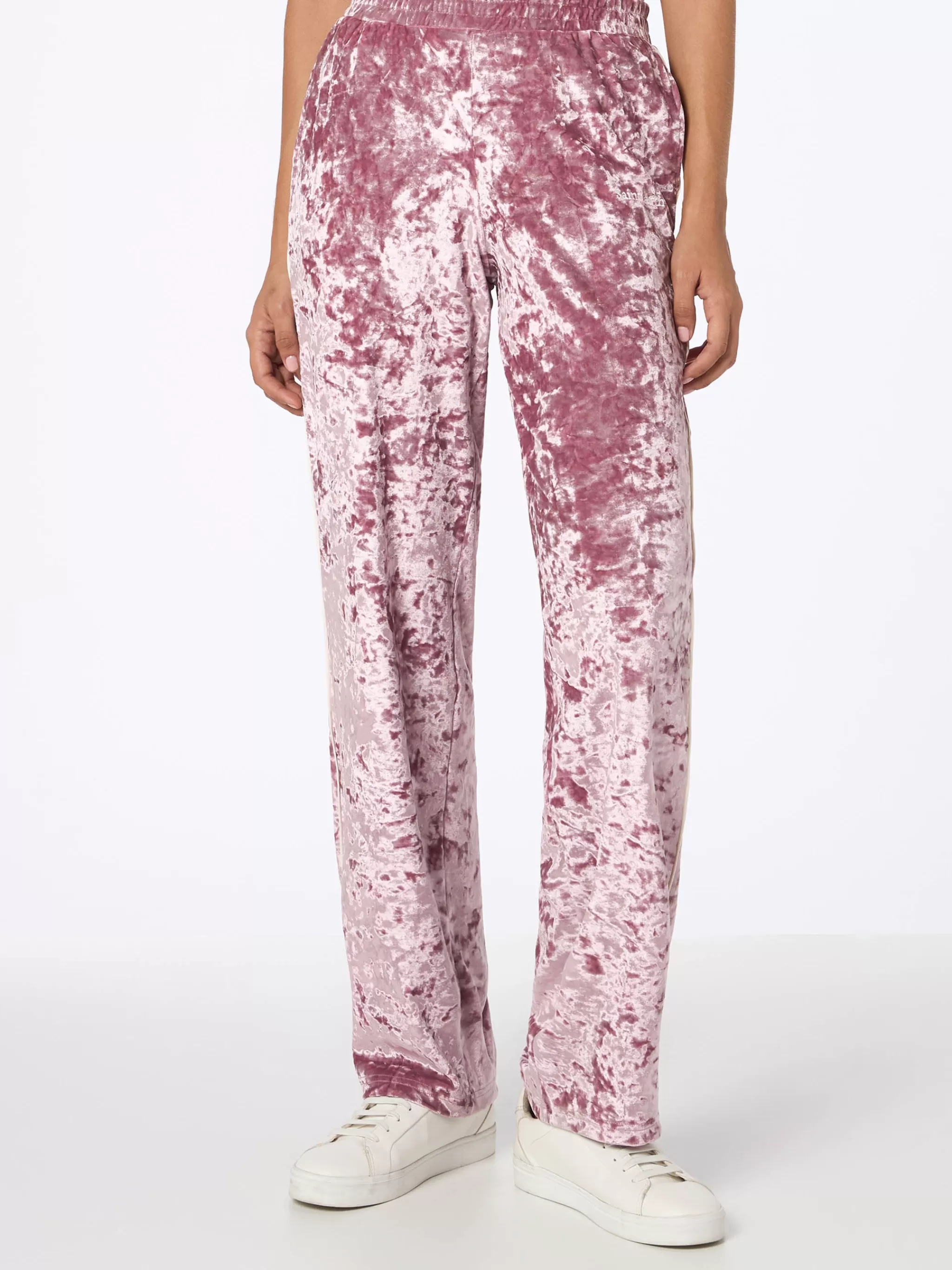 MC2 Saint Barth Woman pink chenille jogger pants Yvonne Clearance