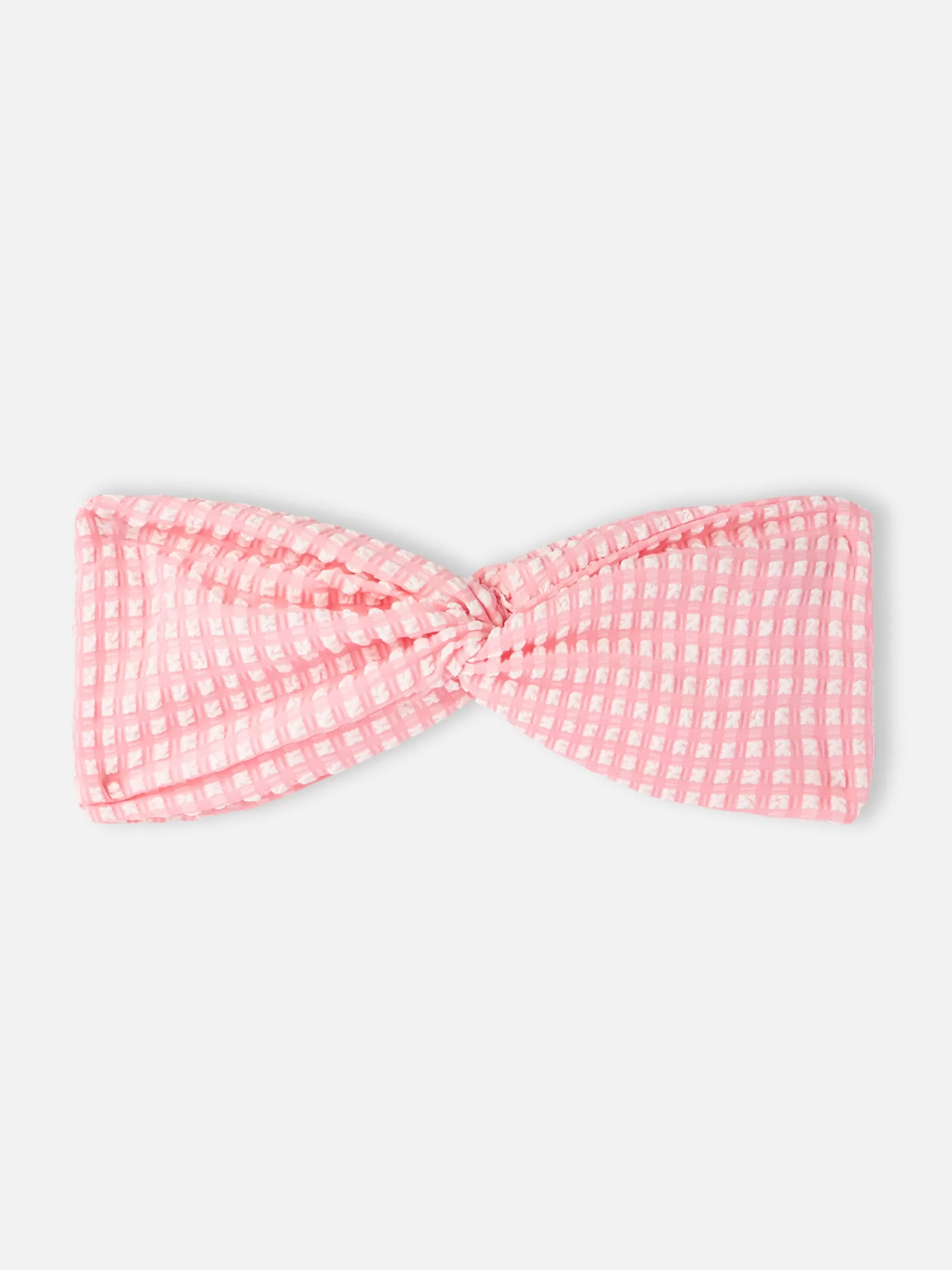 MC2 Saint Barth Woman pink gingham hairband Online