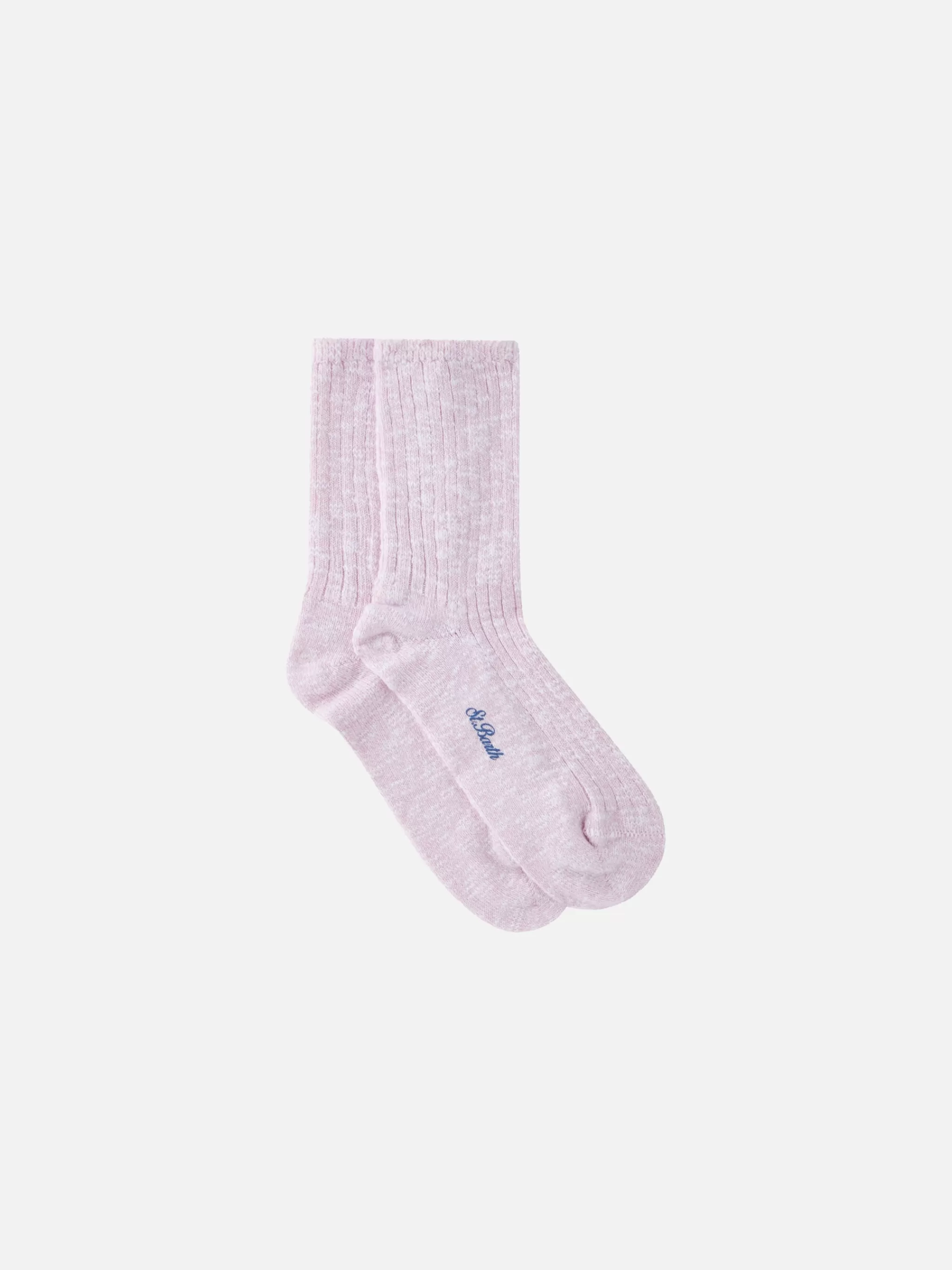 MC2 Saint Barth Woman pink mélange socks Store