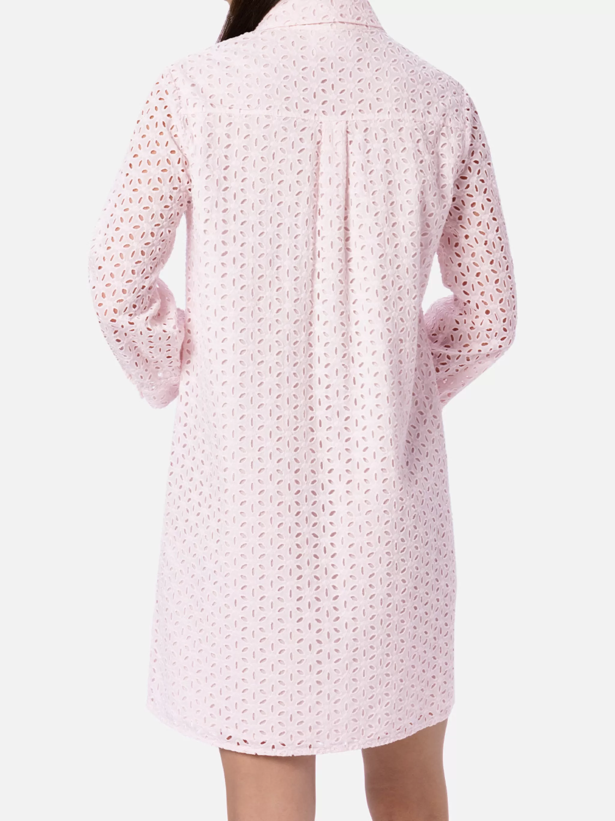 MC2 Saint Barth Woman pink Sangallo shirt mini dress New