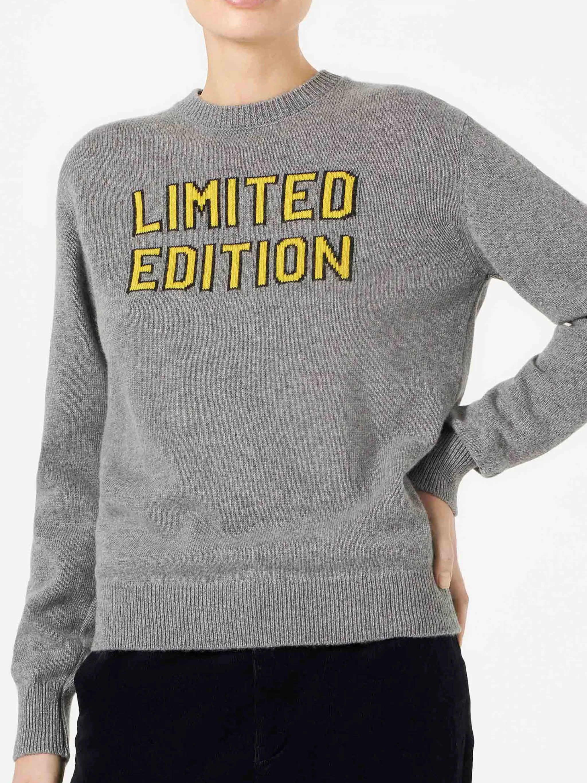 MC2 Saint Barth Woman sweater with Limited Edition lettering Cheap